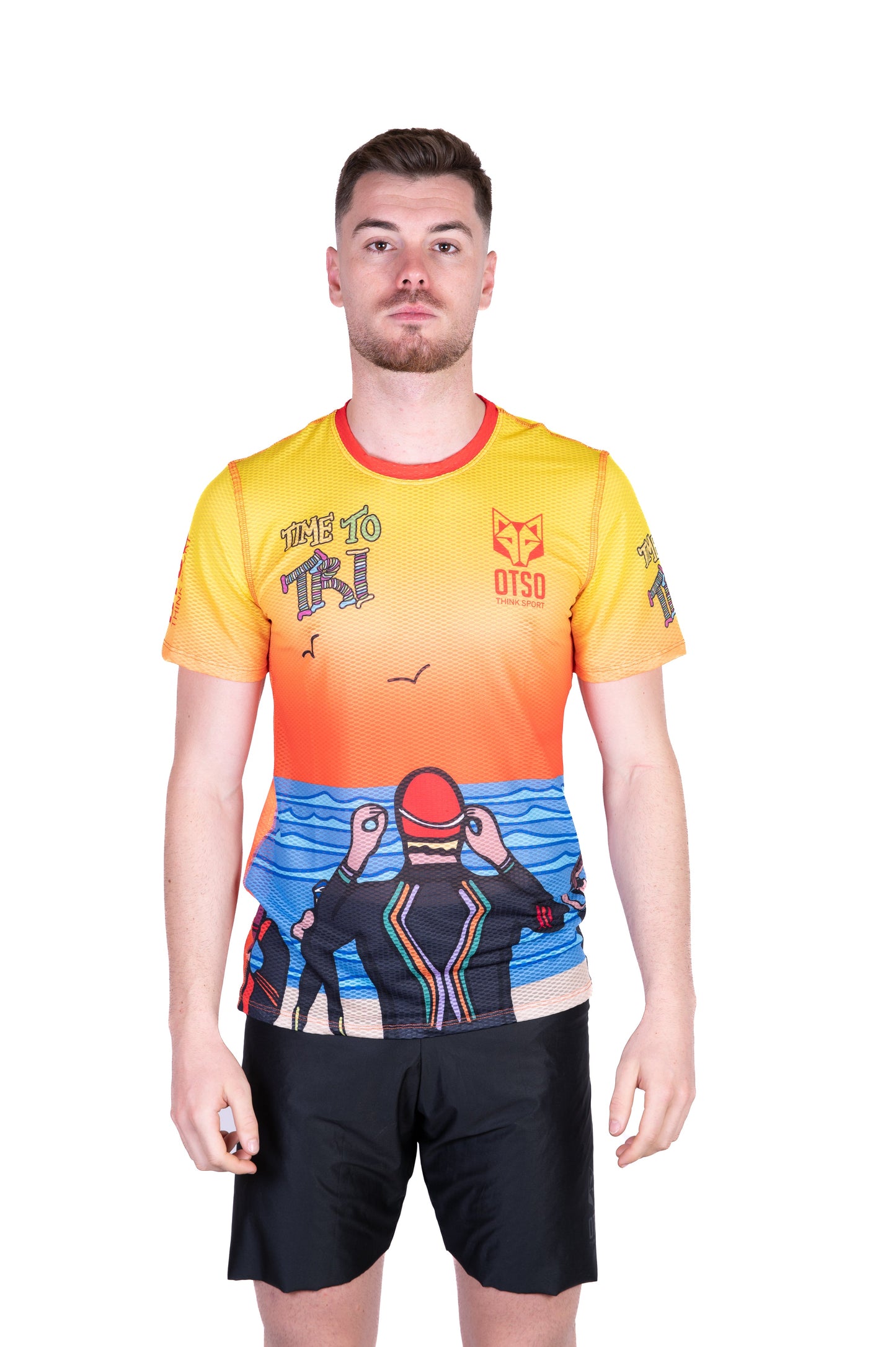 T-Shirt Homme manches courtes - Time to Tri Swim