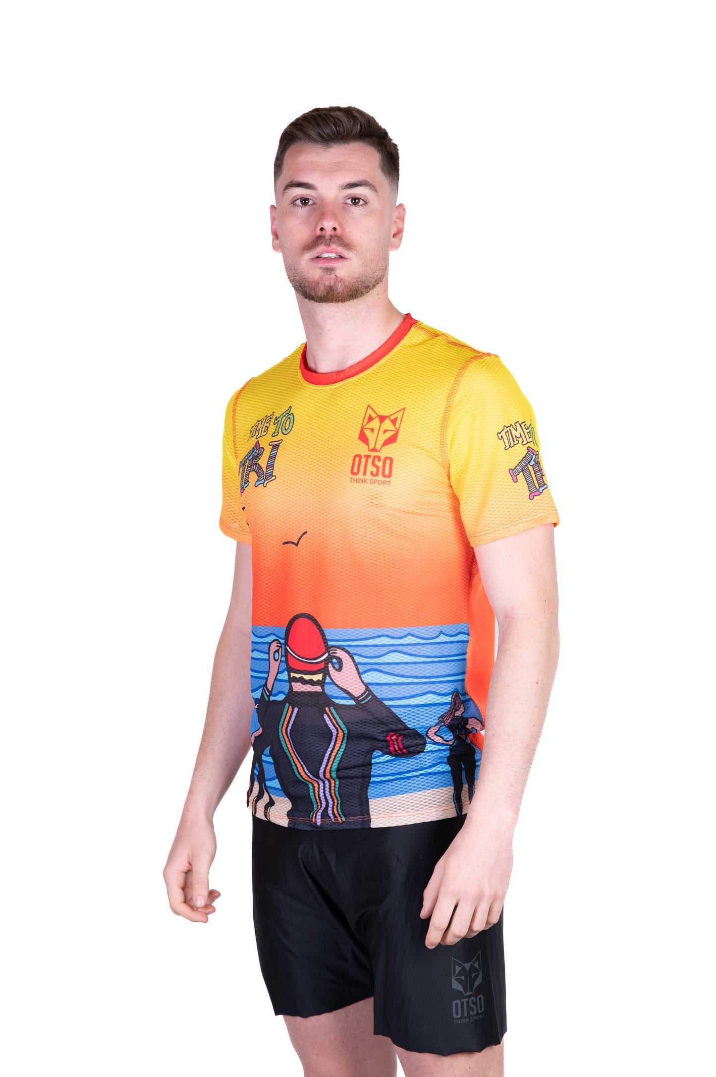 T-Shirt Homme manches courtes - Time to Tri Swim