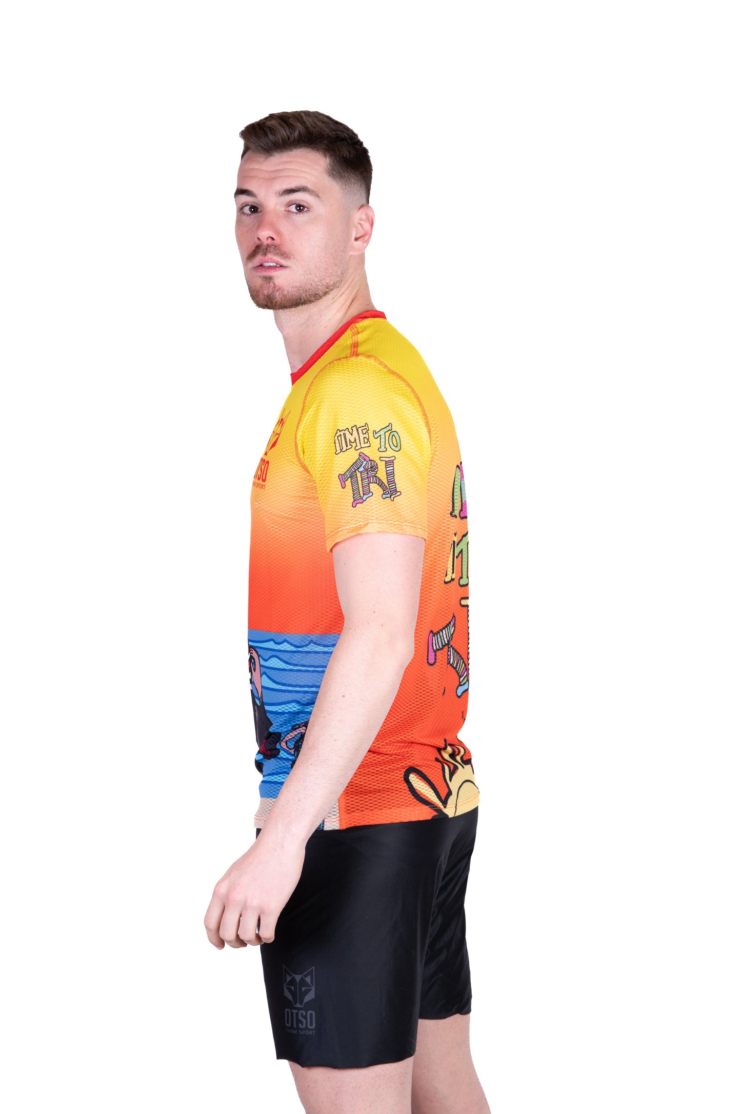 T-Shirt Homme manches courtes - Time to Tri Swim