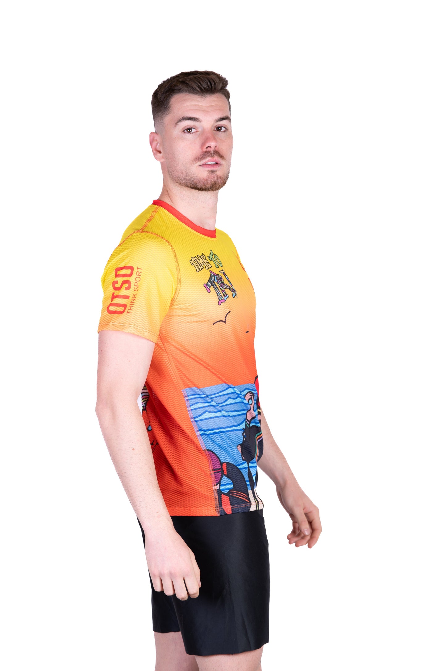 T-Shirt Homme manches courtes - Time to Tri Swim