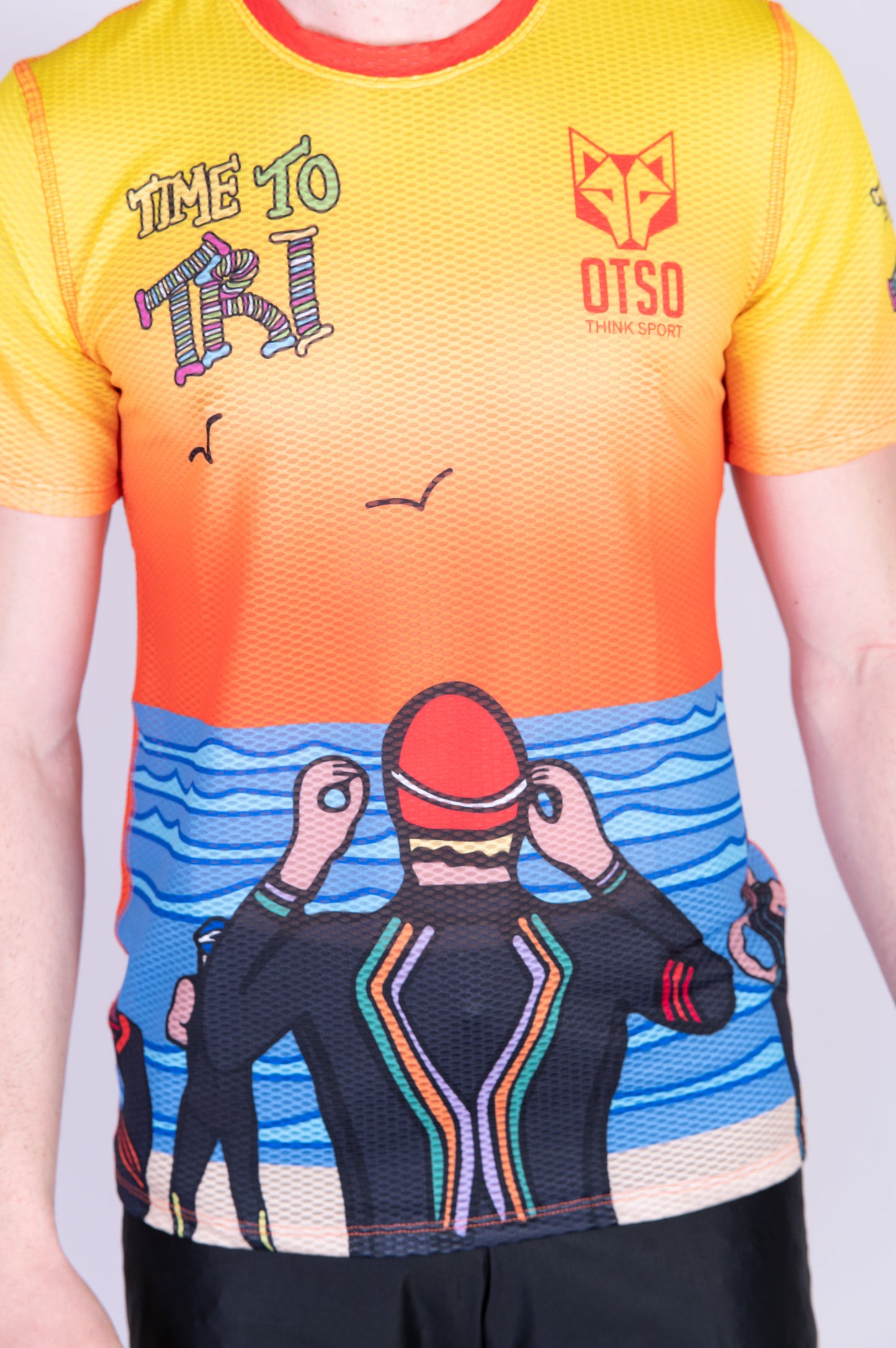 T-Shirt Homme manches courtes - Time to Tri Swim