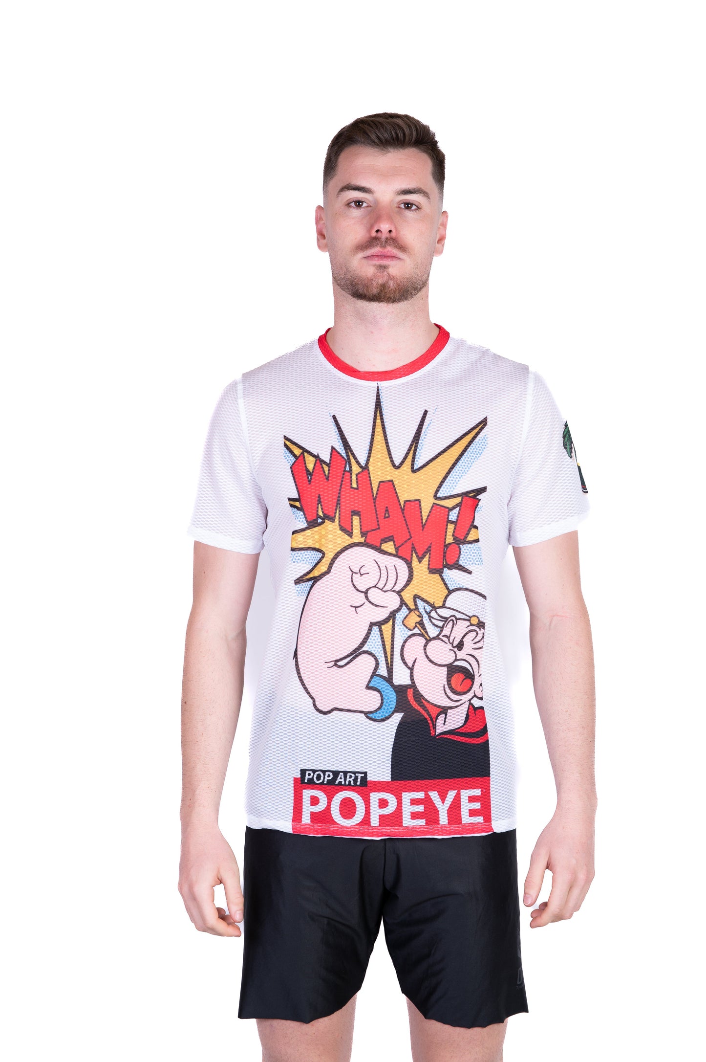 Herren-T-Shirt mit kurzen Ärmeln – Popeye Pop Art