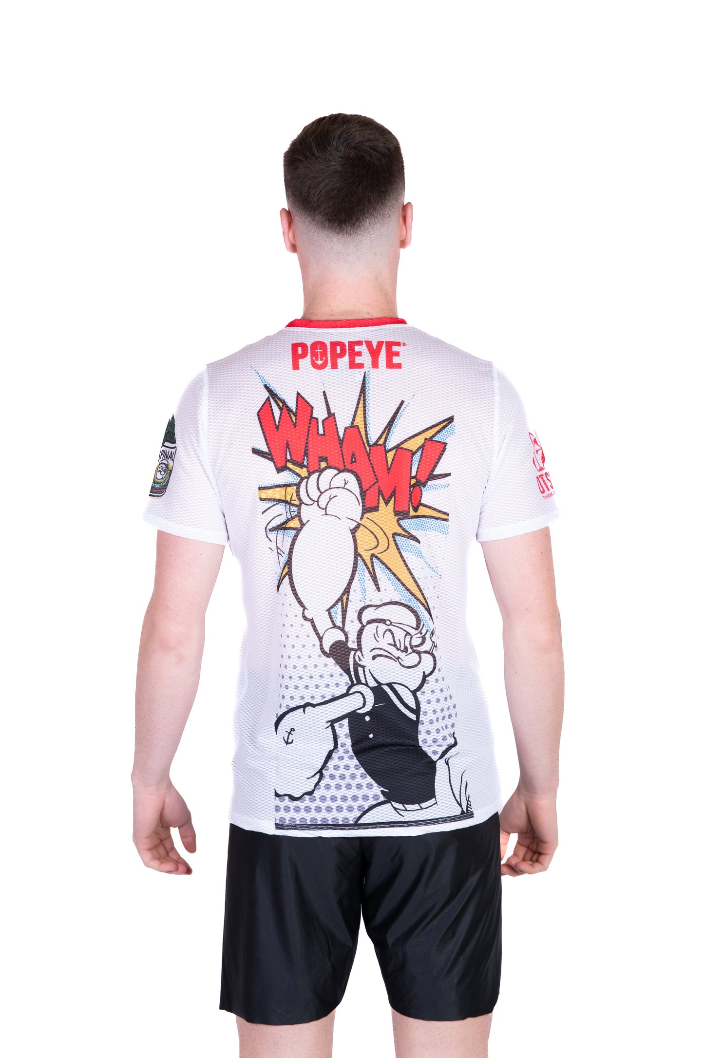 Herren-T-Shirt mit kurzen Ärmeln – Popeye Pop Art