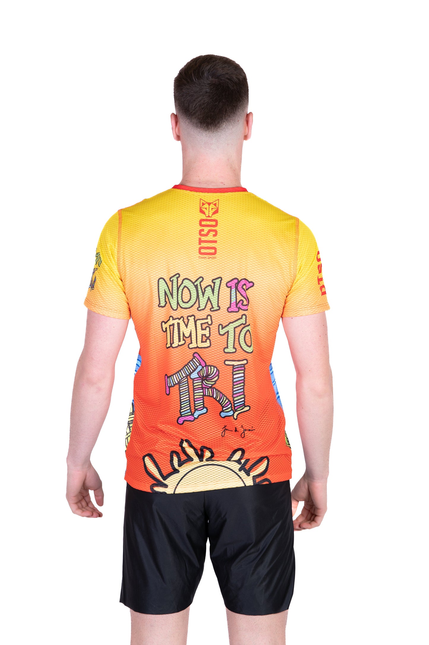 Men's short-sleeve shirt - Time to Tri Bike