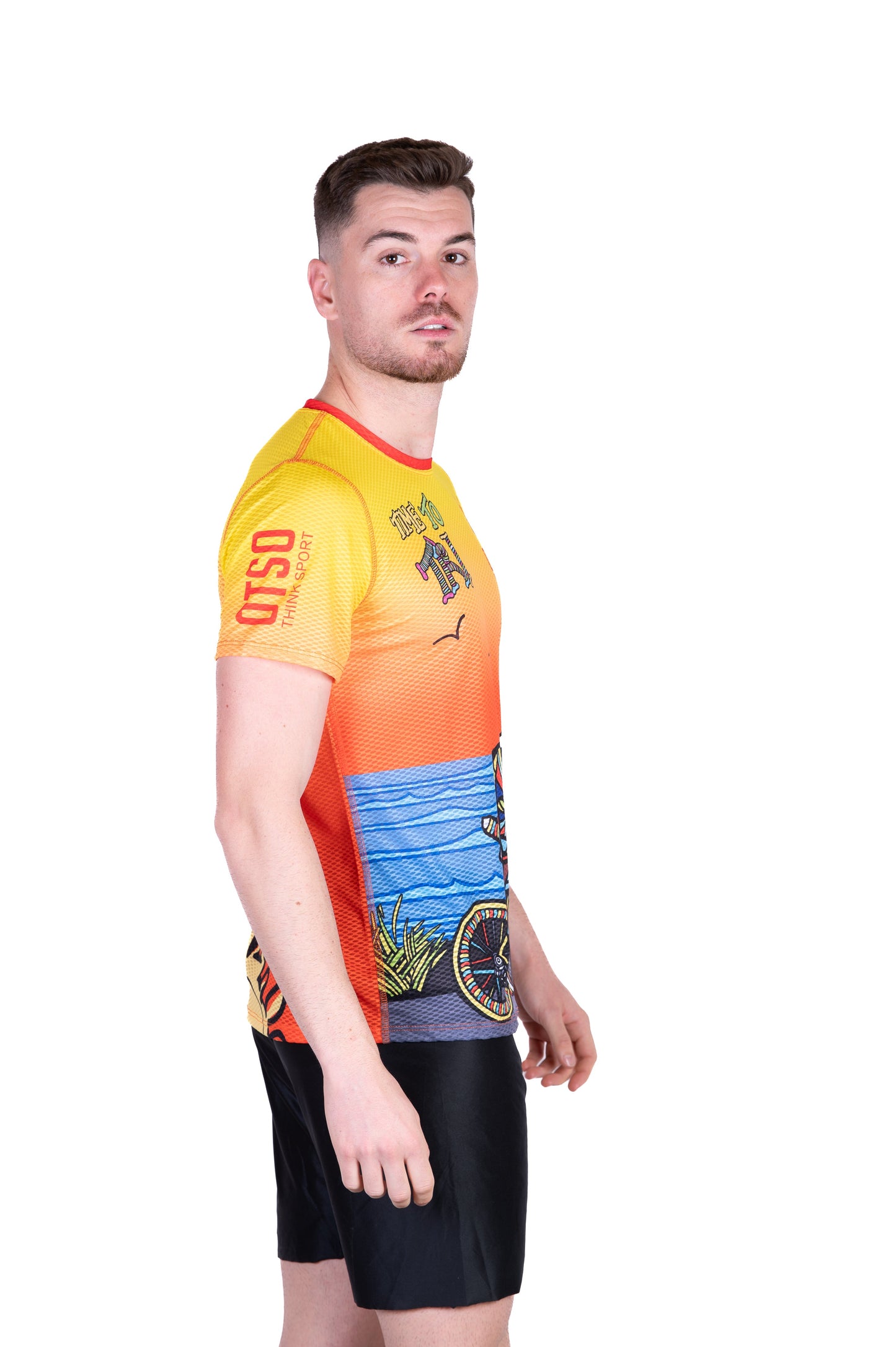 Men's short-sleeve shirt - Time to Tri Bike