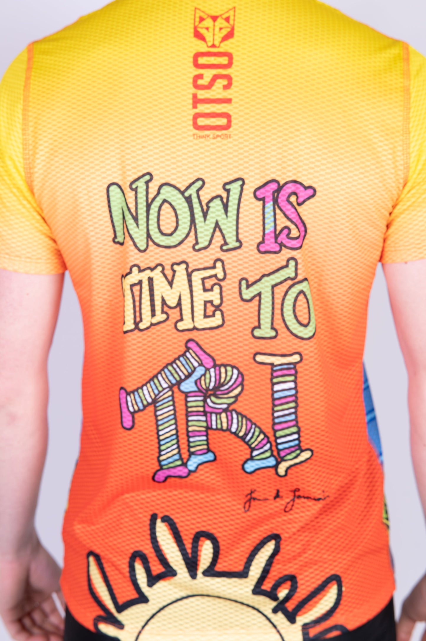 Men's short-sleeve shirt - Time to Tri Bike