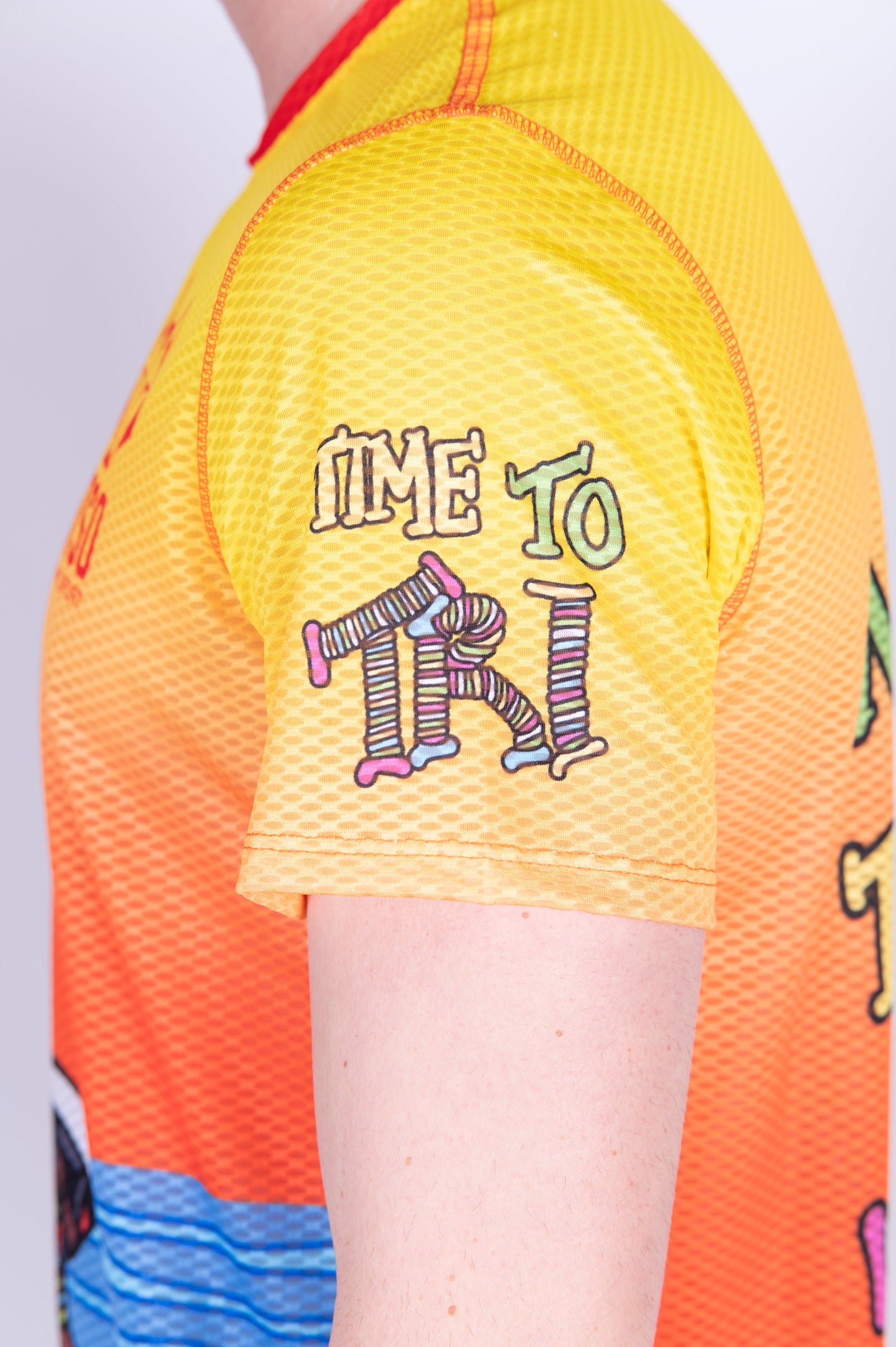 Men's short-sleeve shirt - Time to Tri Bike