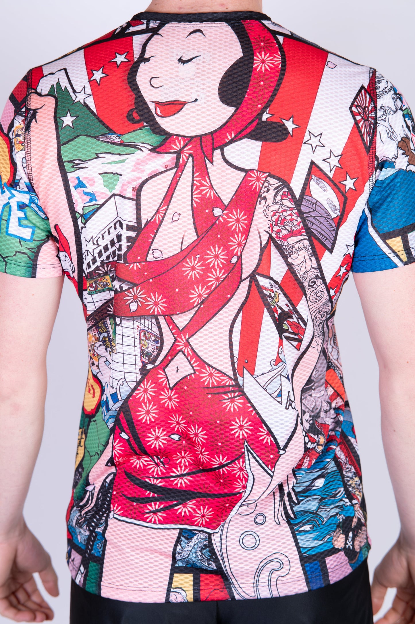 Herren-T-Shirt mit kurzen Ärmeln - Popeye Kunstschau
