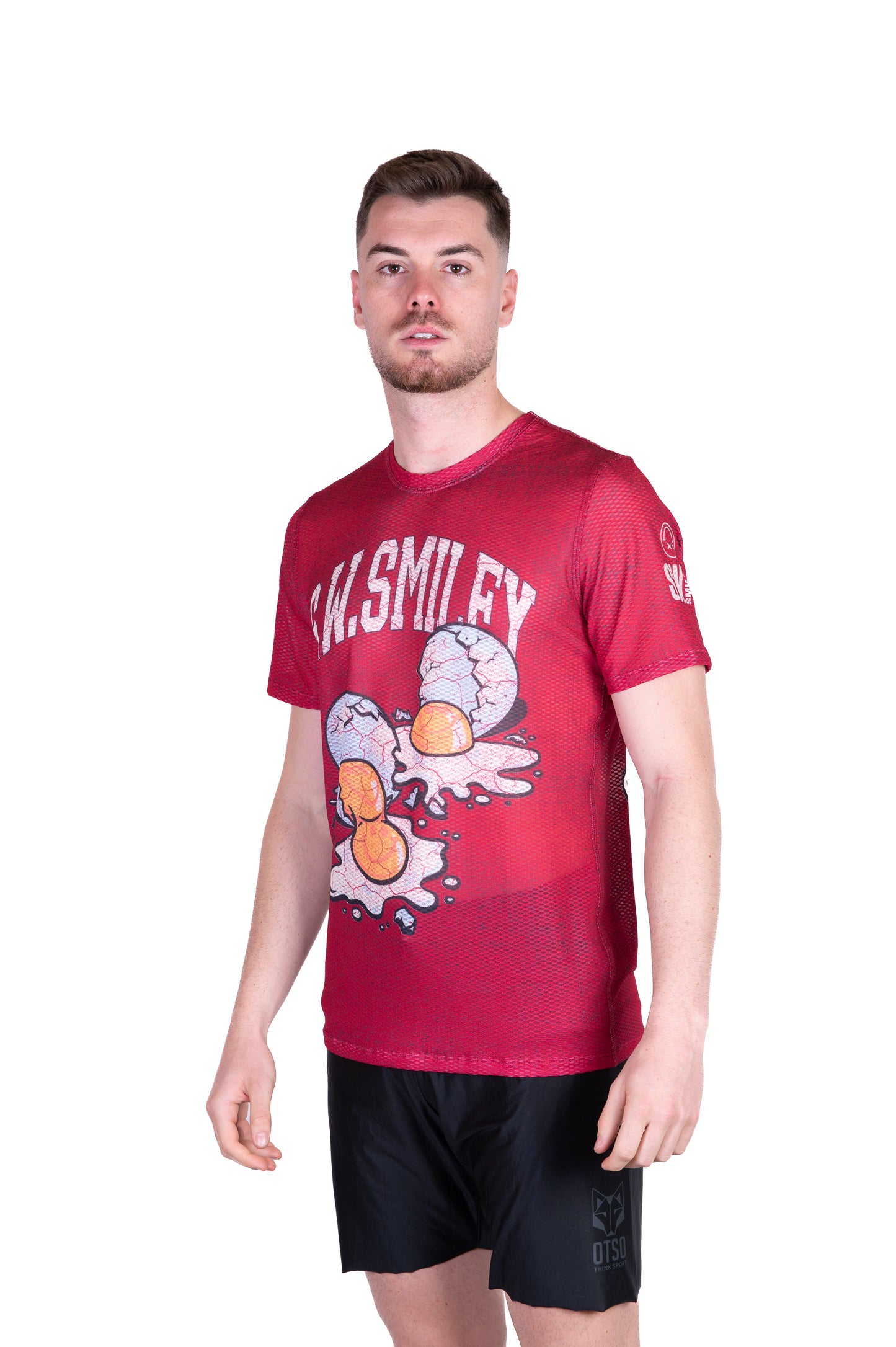 T-Shirt Homme - S.W.Smiley Concrete Canvas Egg