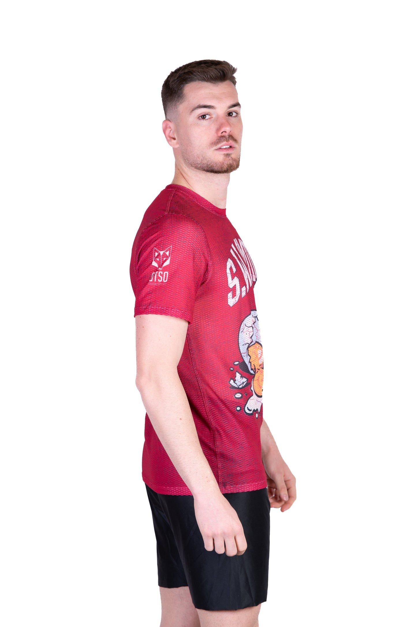 T-Shirt Homme - S.W.Smiley Concrete Canvas Egg