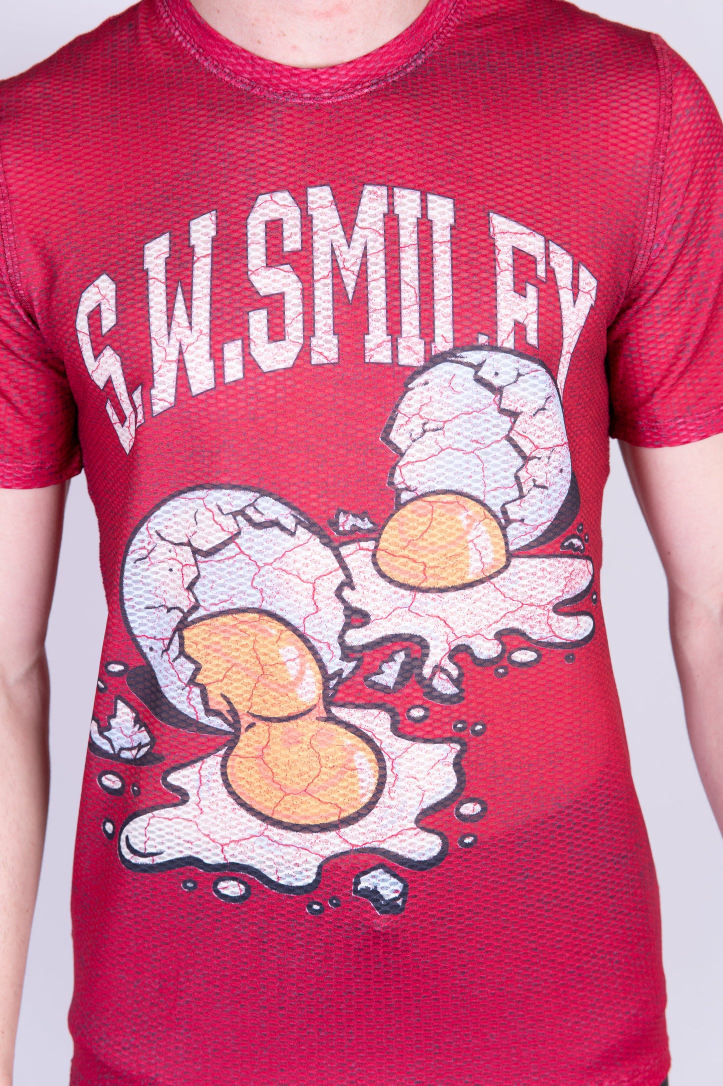 T-Shirt Homme - S.W.Smiley Concrete Canvas Egg