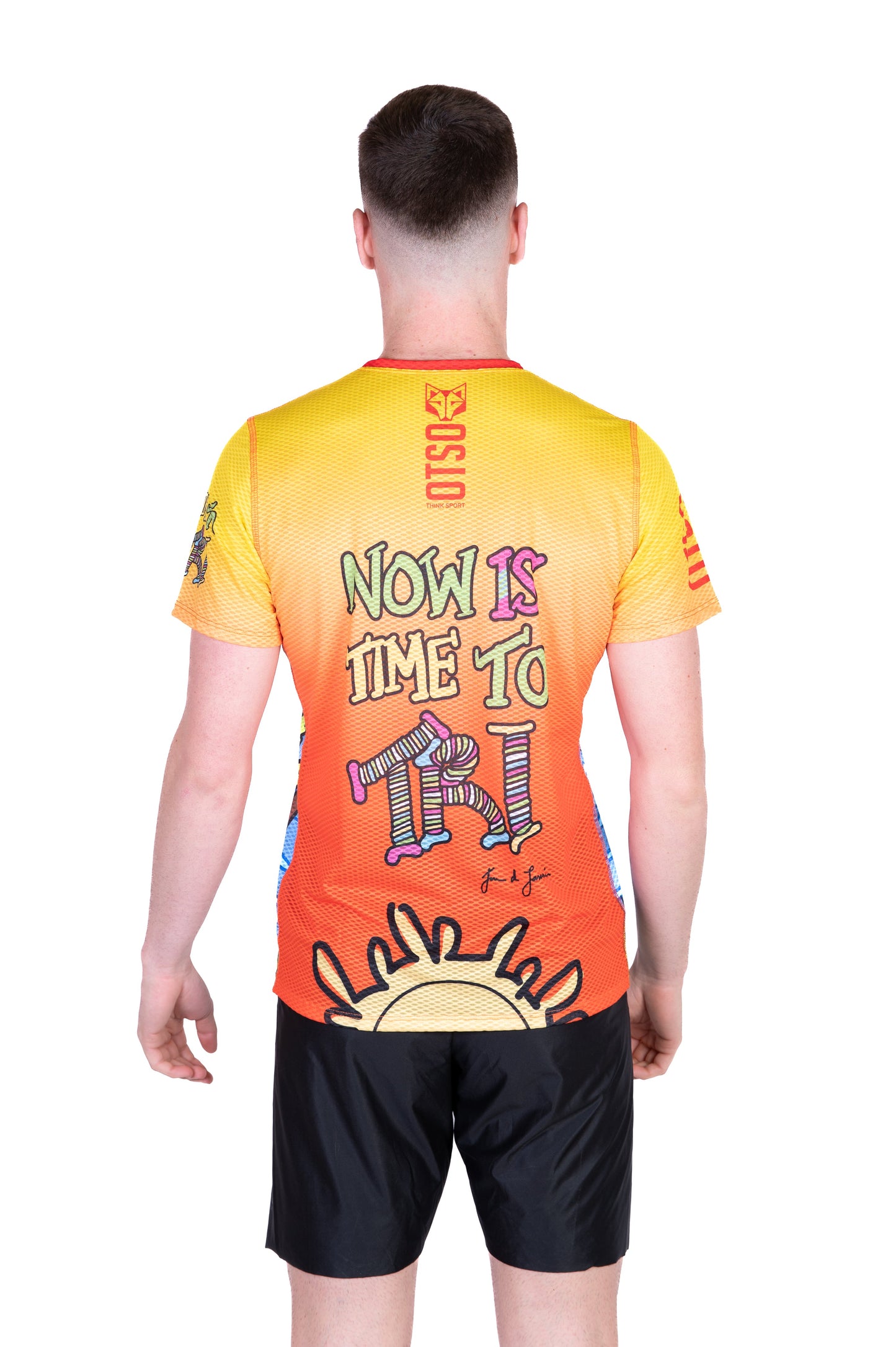 Men's short-sleeve shirt - Time to Tri Run