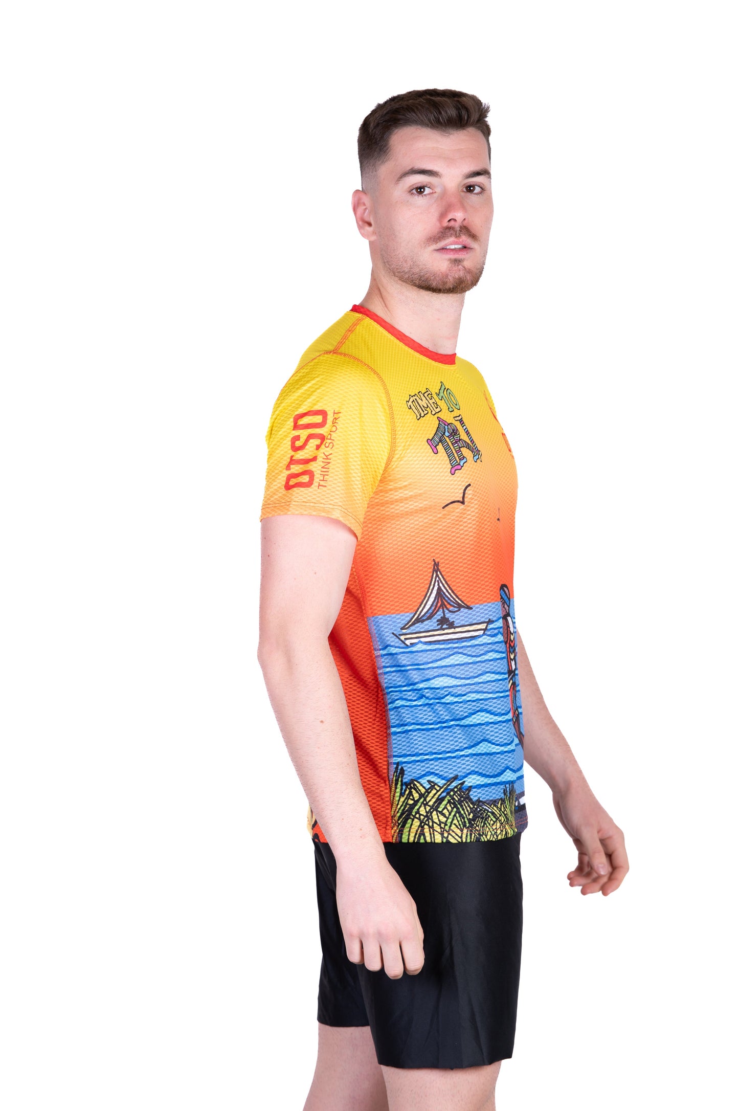 Men's short-sleeve shirt - Time to Tri Run