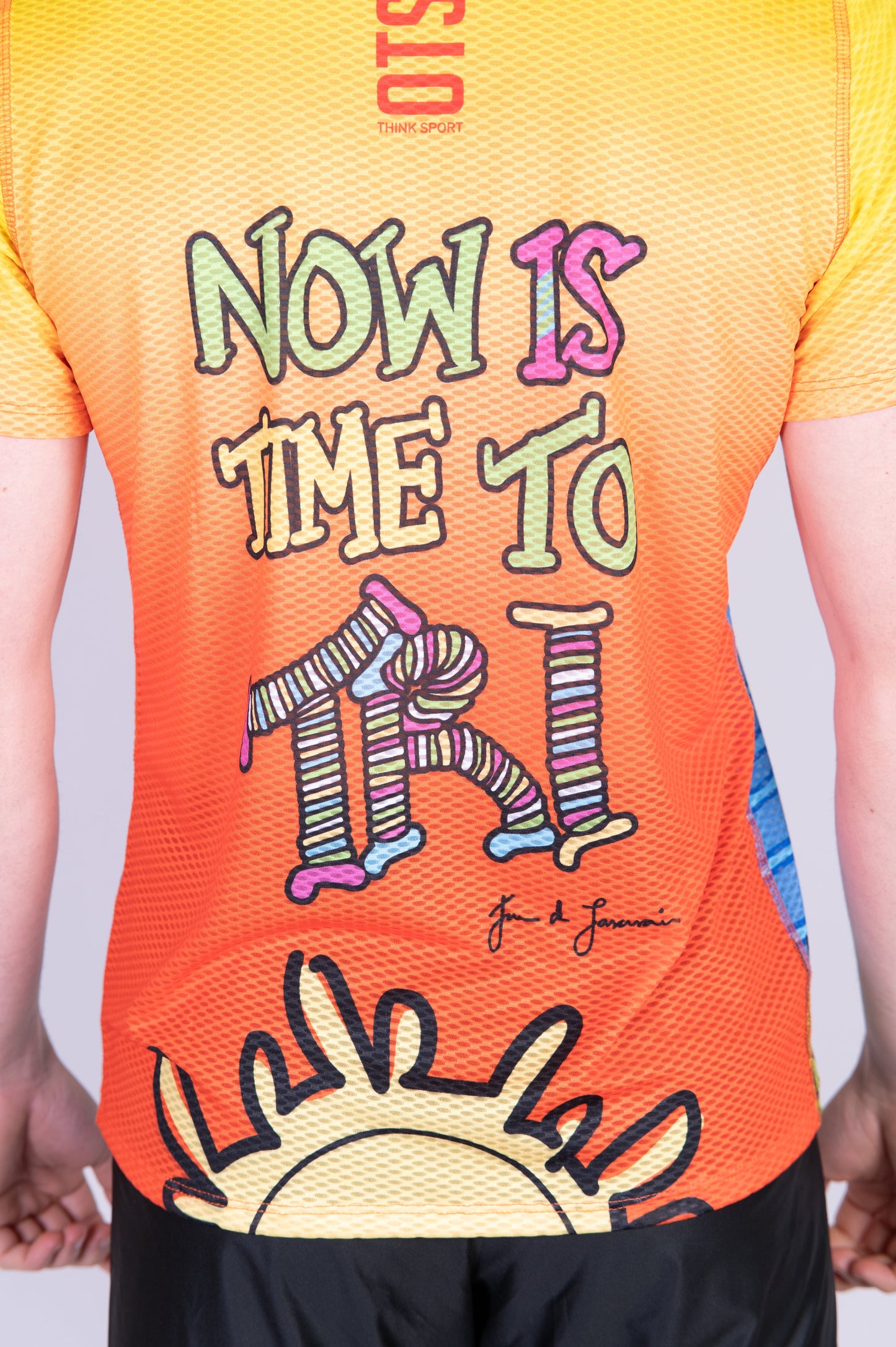 Men's short-sleeve shirt - Time to Tri Run
