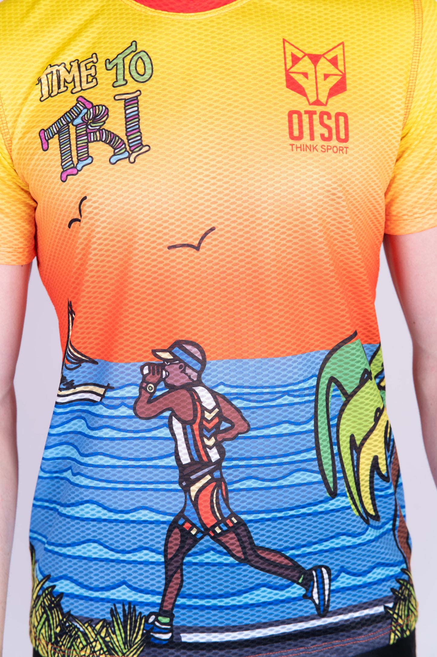 Men's short-sleeve shirt - Time to Tri Run