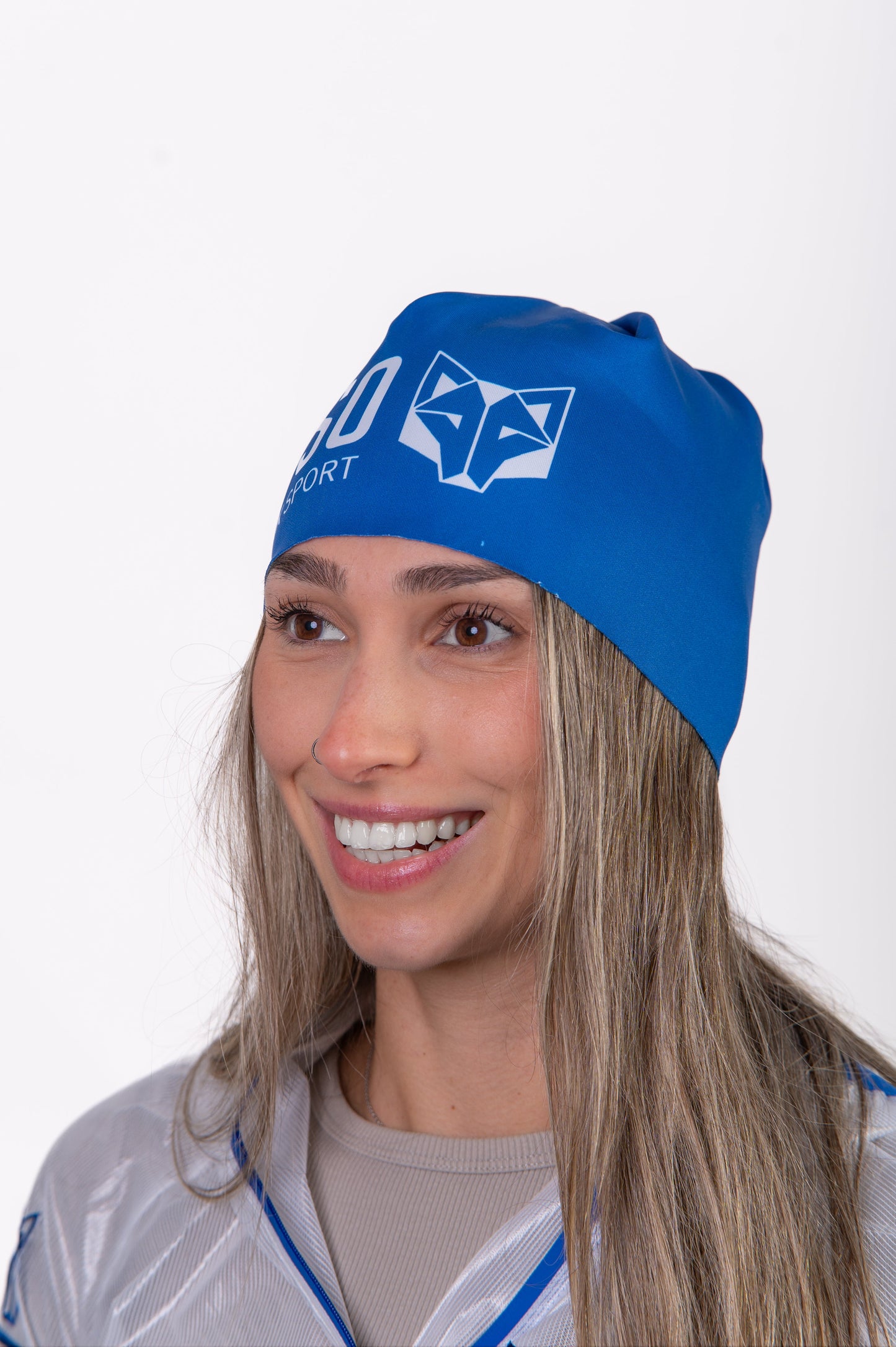 Cap - Electric Blue & White