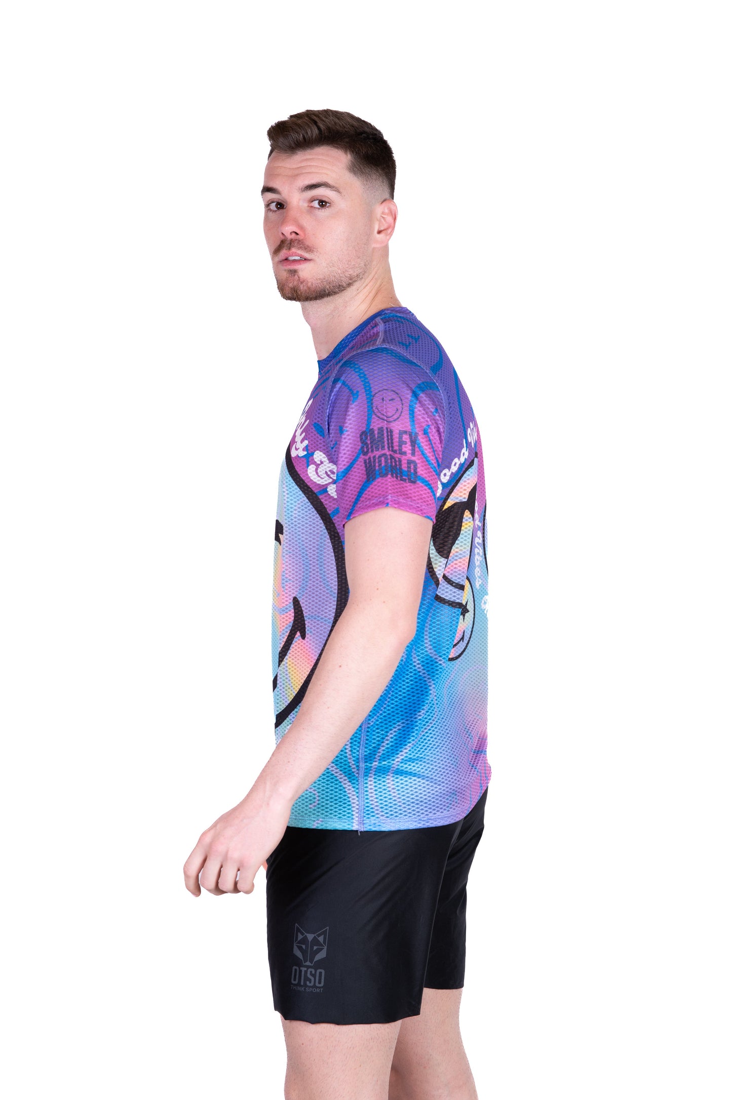 Herren-T-Shirt mit kurzen Ärmeln – SmileyWorld Stimmung