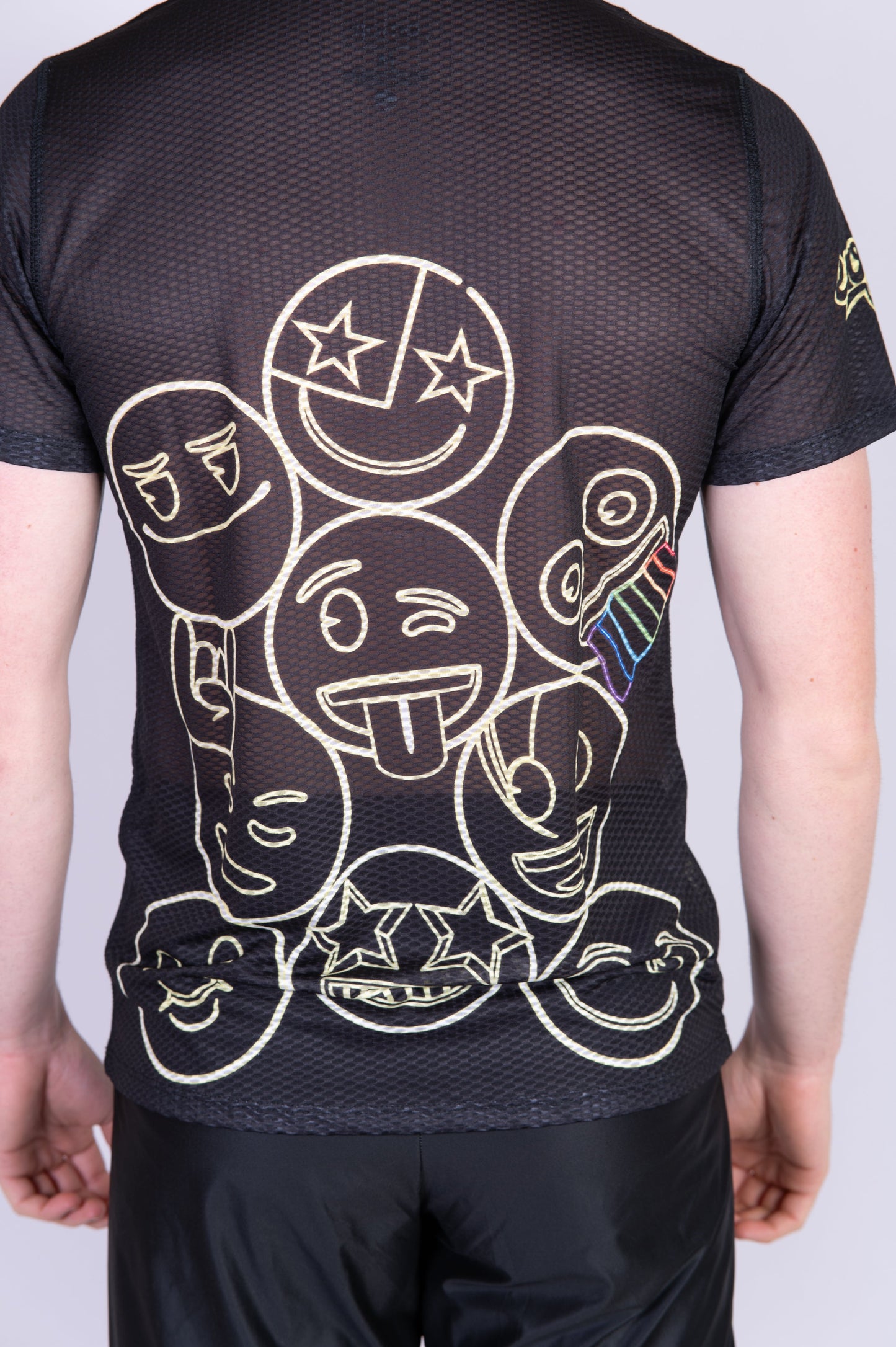 T-Shirt Homme - Emoji Neon Faces
