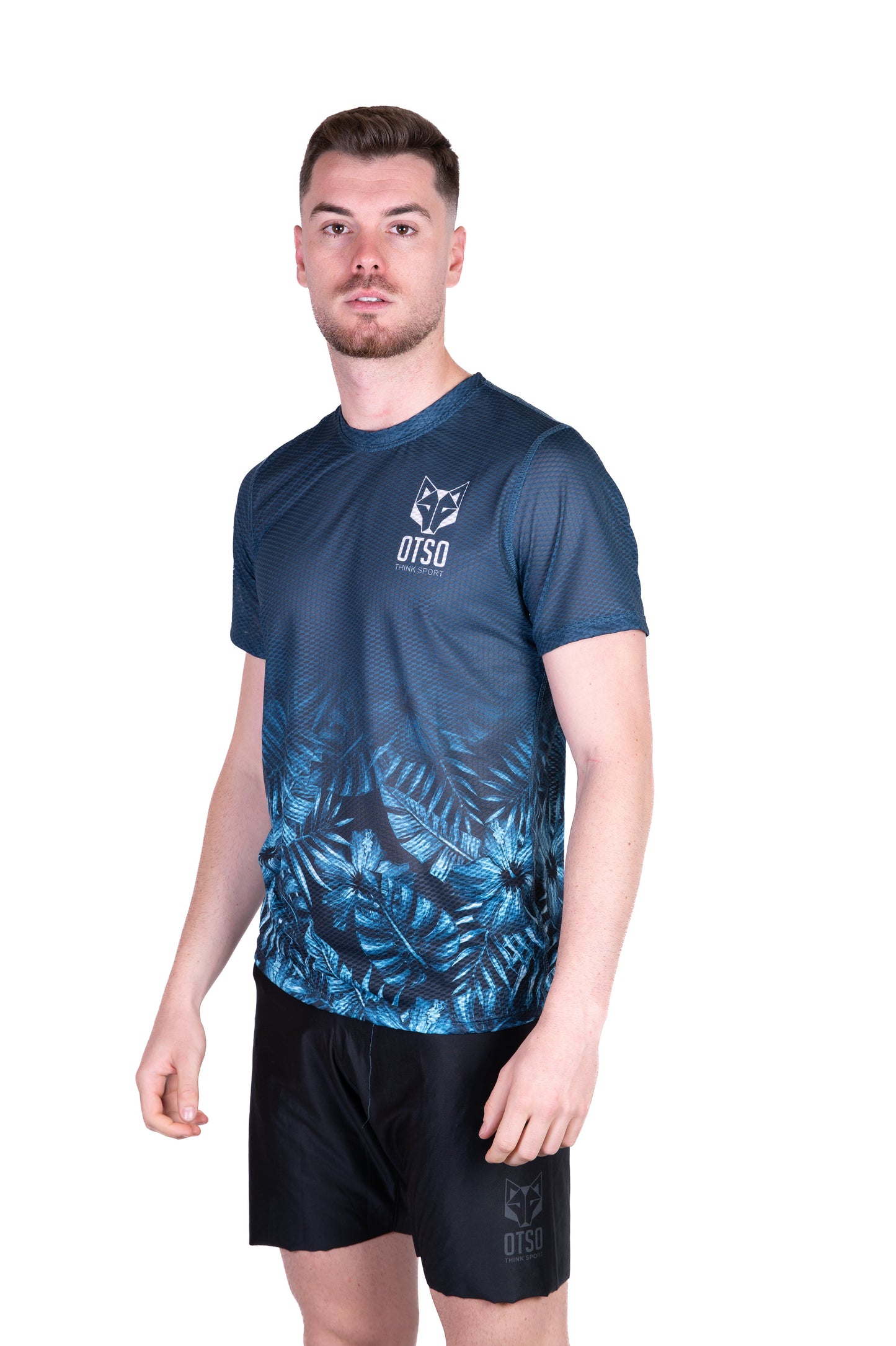 Men's short-sleeve shirt - Tropical Green