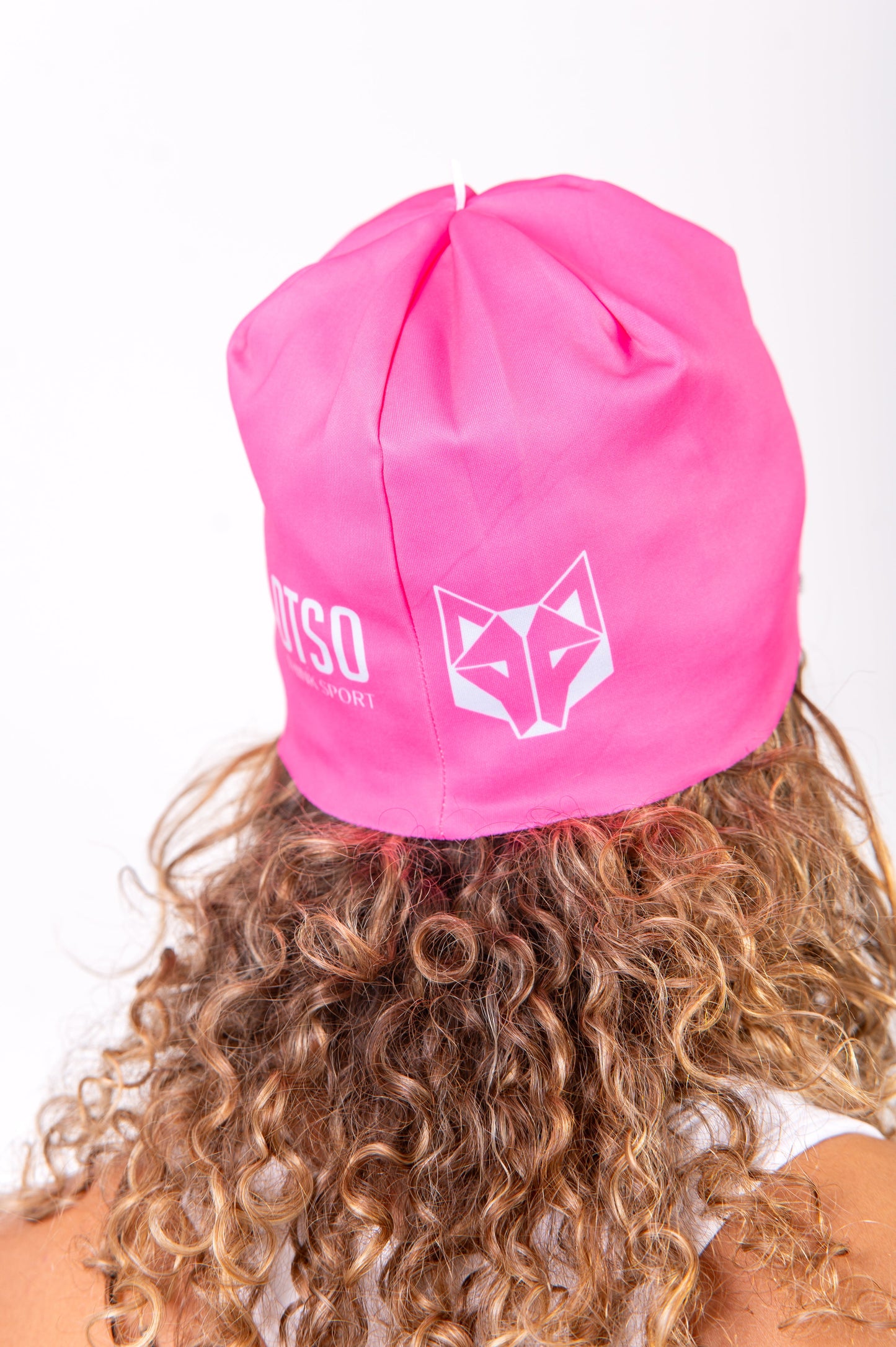 Hat - Bright Pink & White