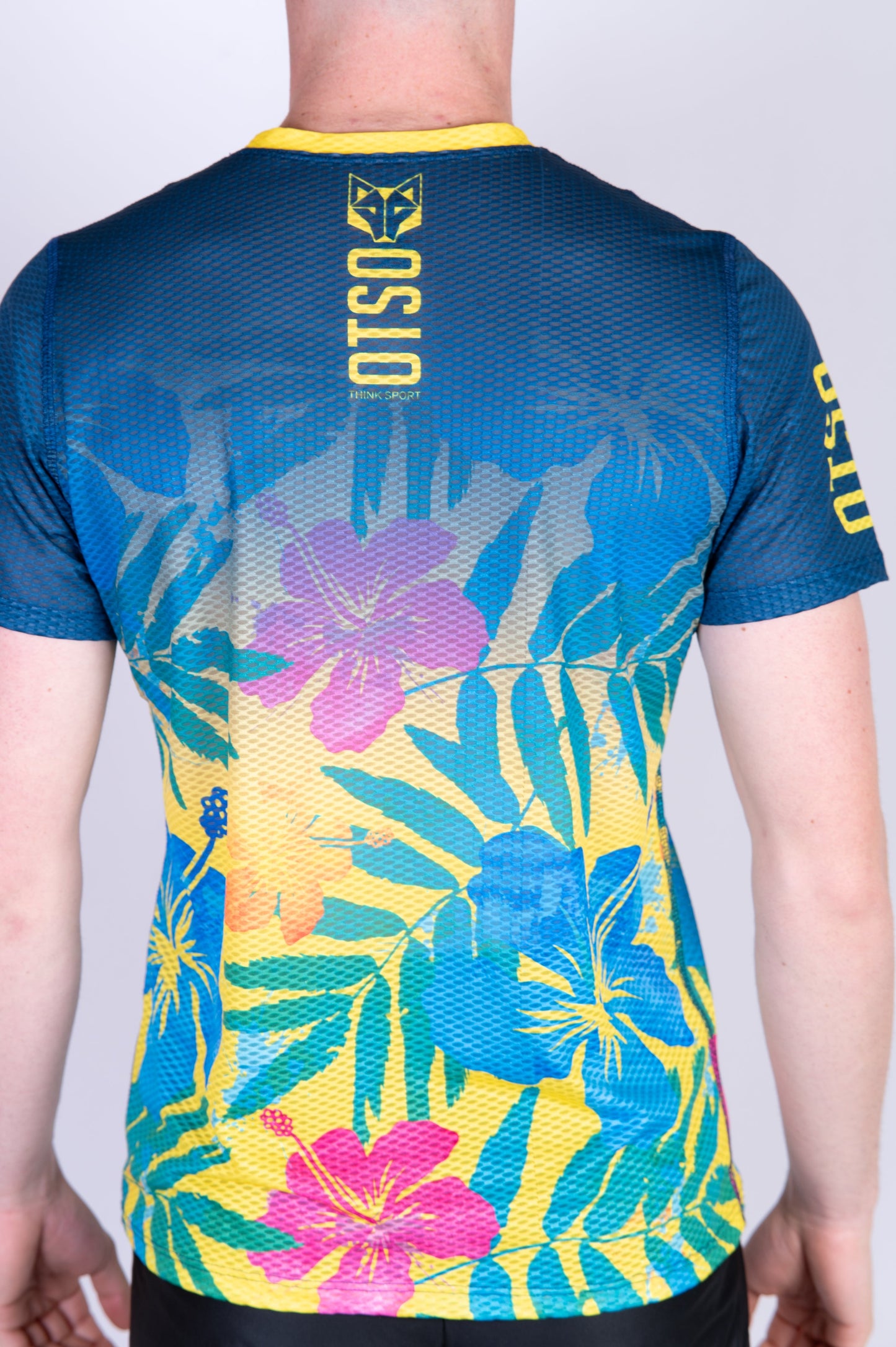 T-Shirt Homme manches courtes - Floral Blue