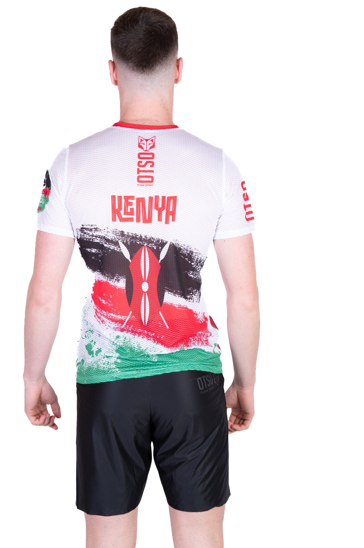 Herren-T-Shirt mit kurzen Ärmeln - Kimbia Kenia
