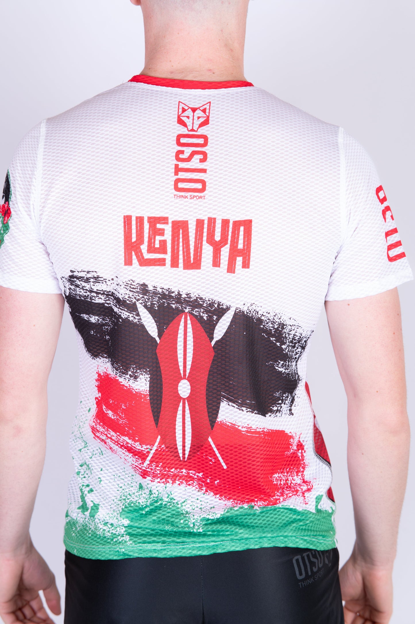 Herren-T-Shirt mit kurzen Ärmeln - Kimbia Kenia