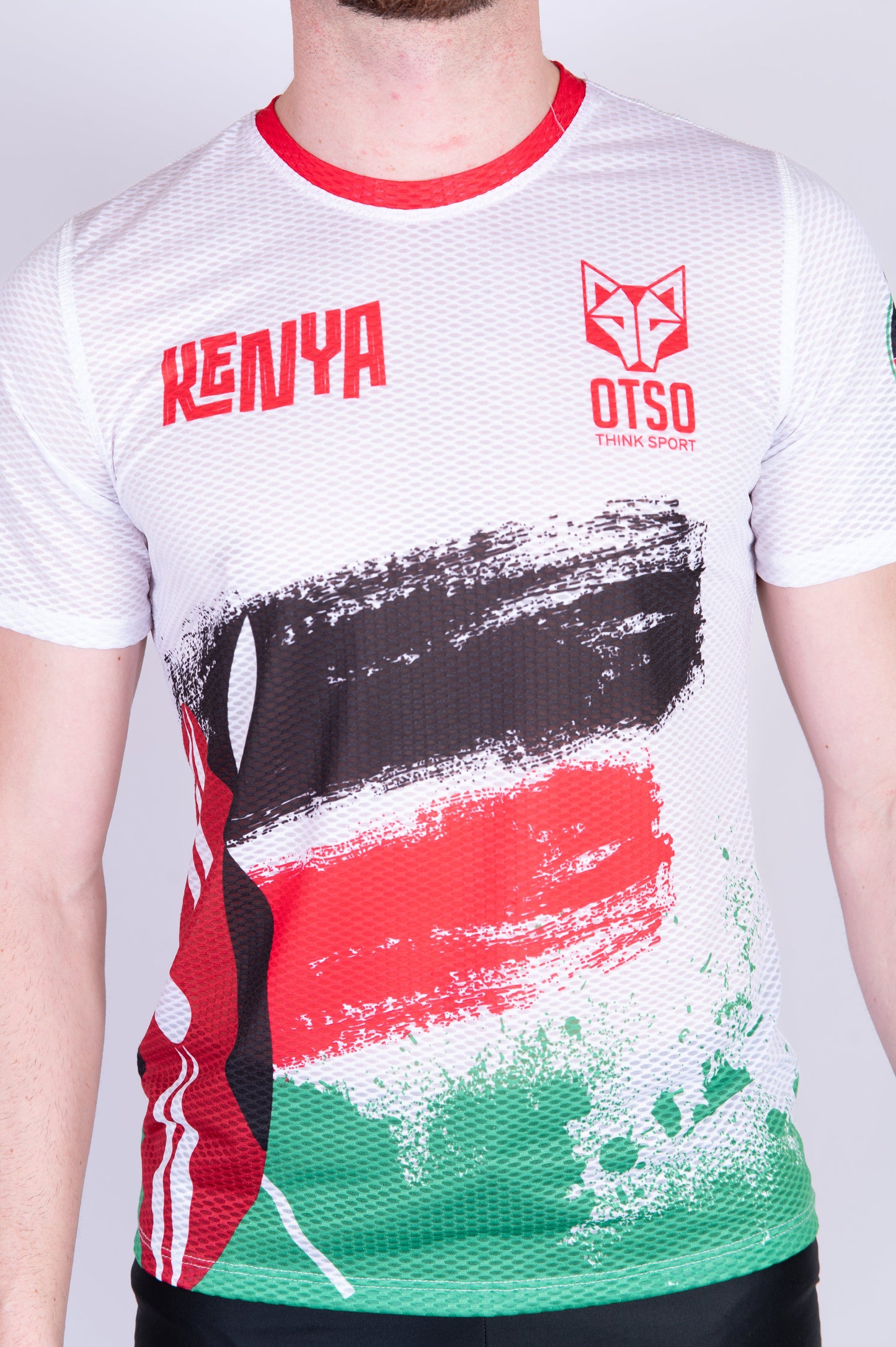 Herren-T-Shirt mit kurzen Ärmeln - Kimbia Kenia