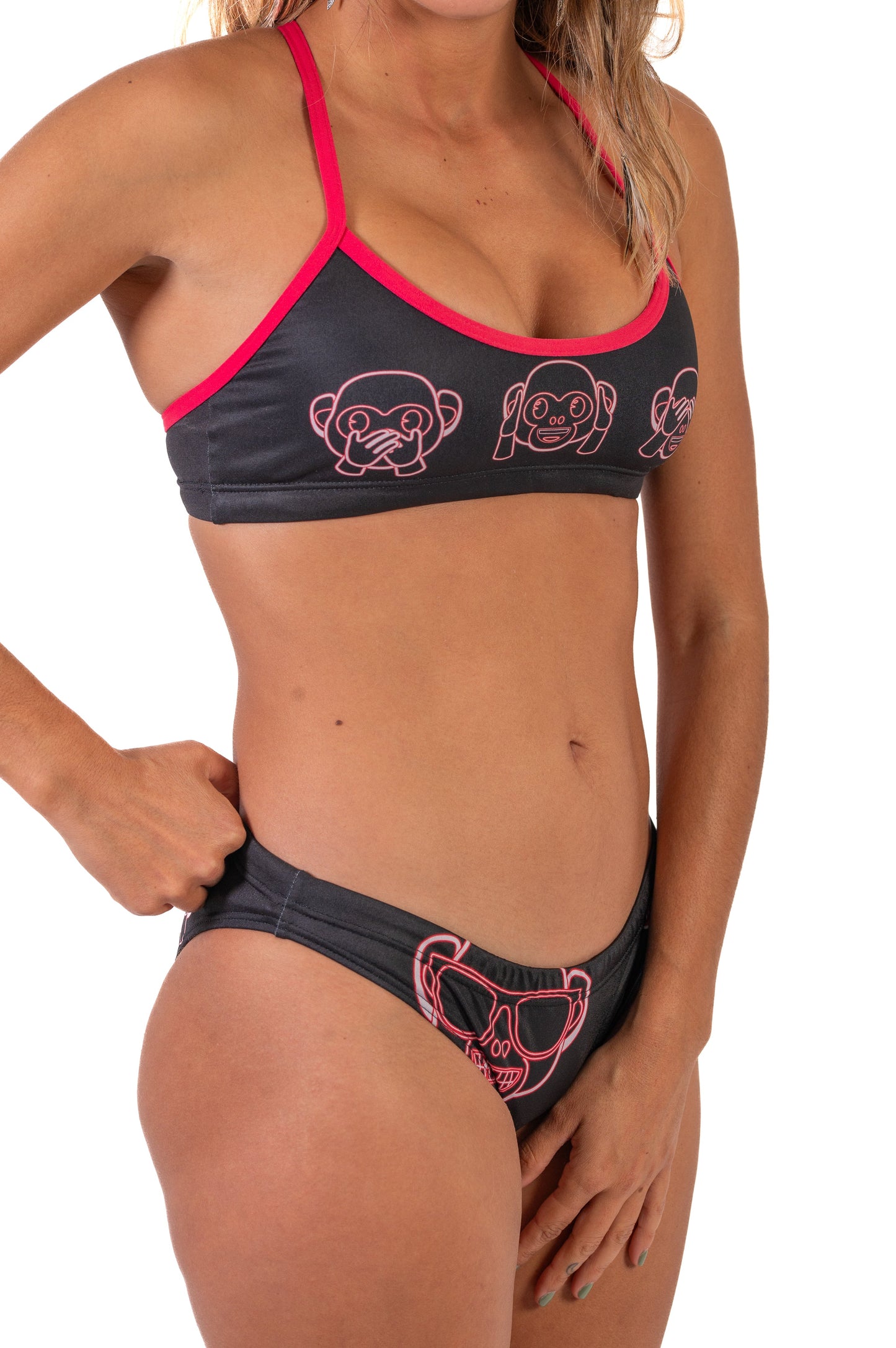 Bikini - Affen-Emoji Neon