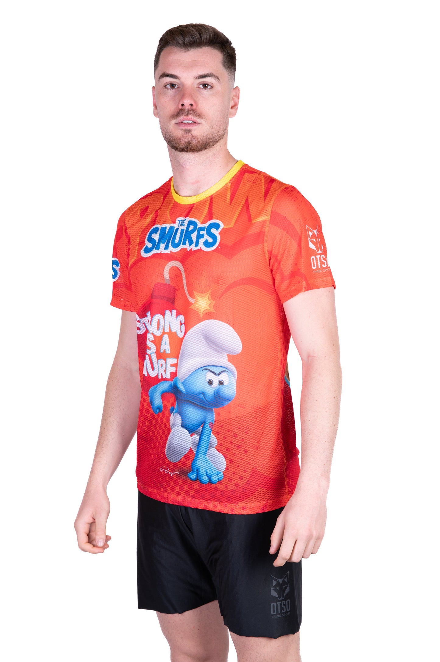 T-Shirt Homme manches courtes - Strong as a Smurf