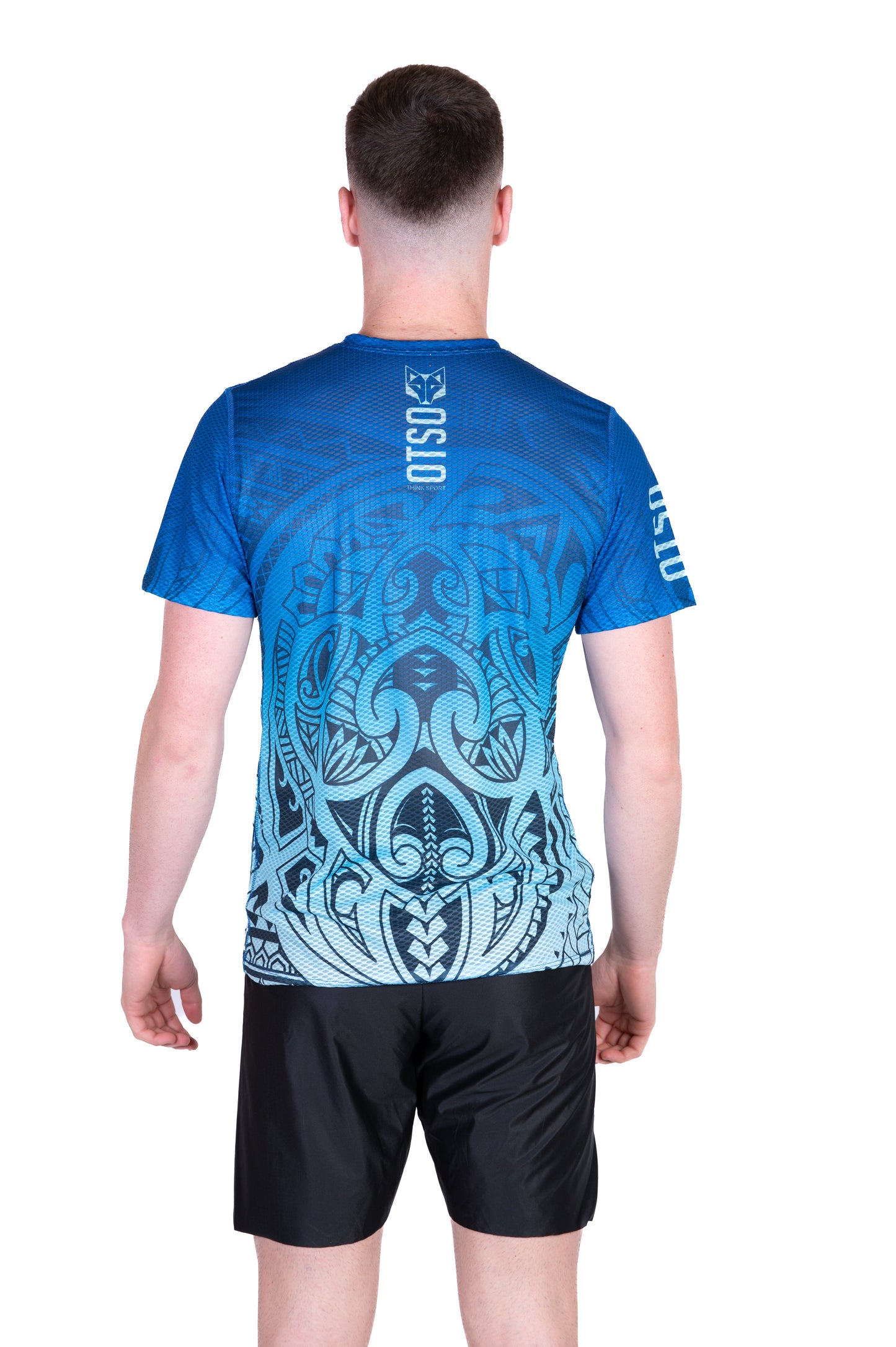 Herren-T-Shirt mit kurzen Ärmeln - Maori Tangaroa
