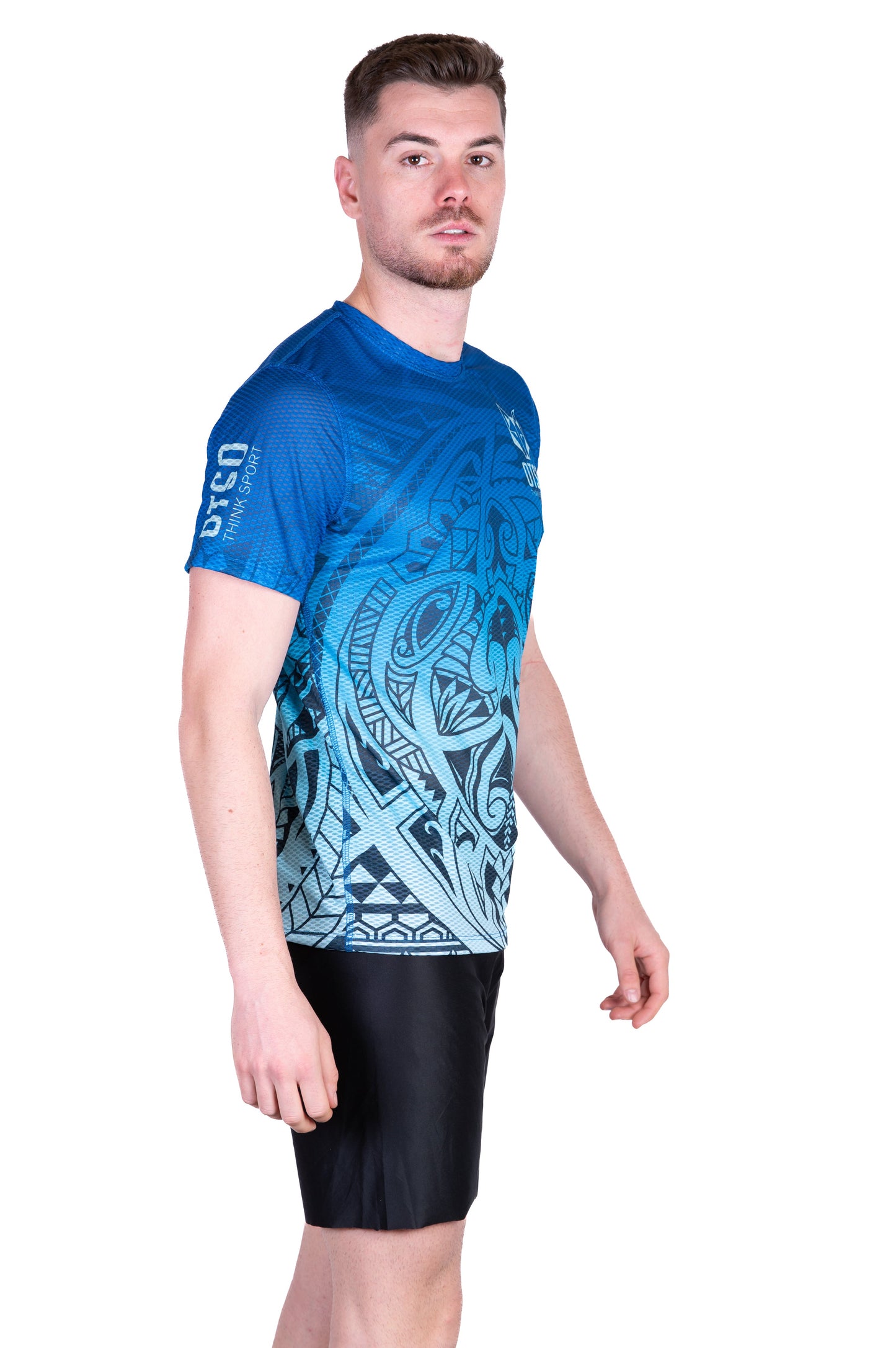Herren-T-Shirt mit kurzen Ärmeln - Maori Tangaroa
