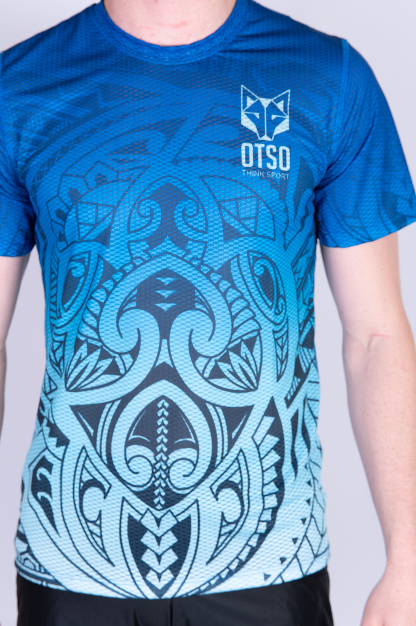 Herren-T-Shirt mit kurzen Ärmeln - Maori Tangaroa