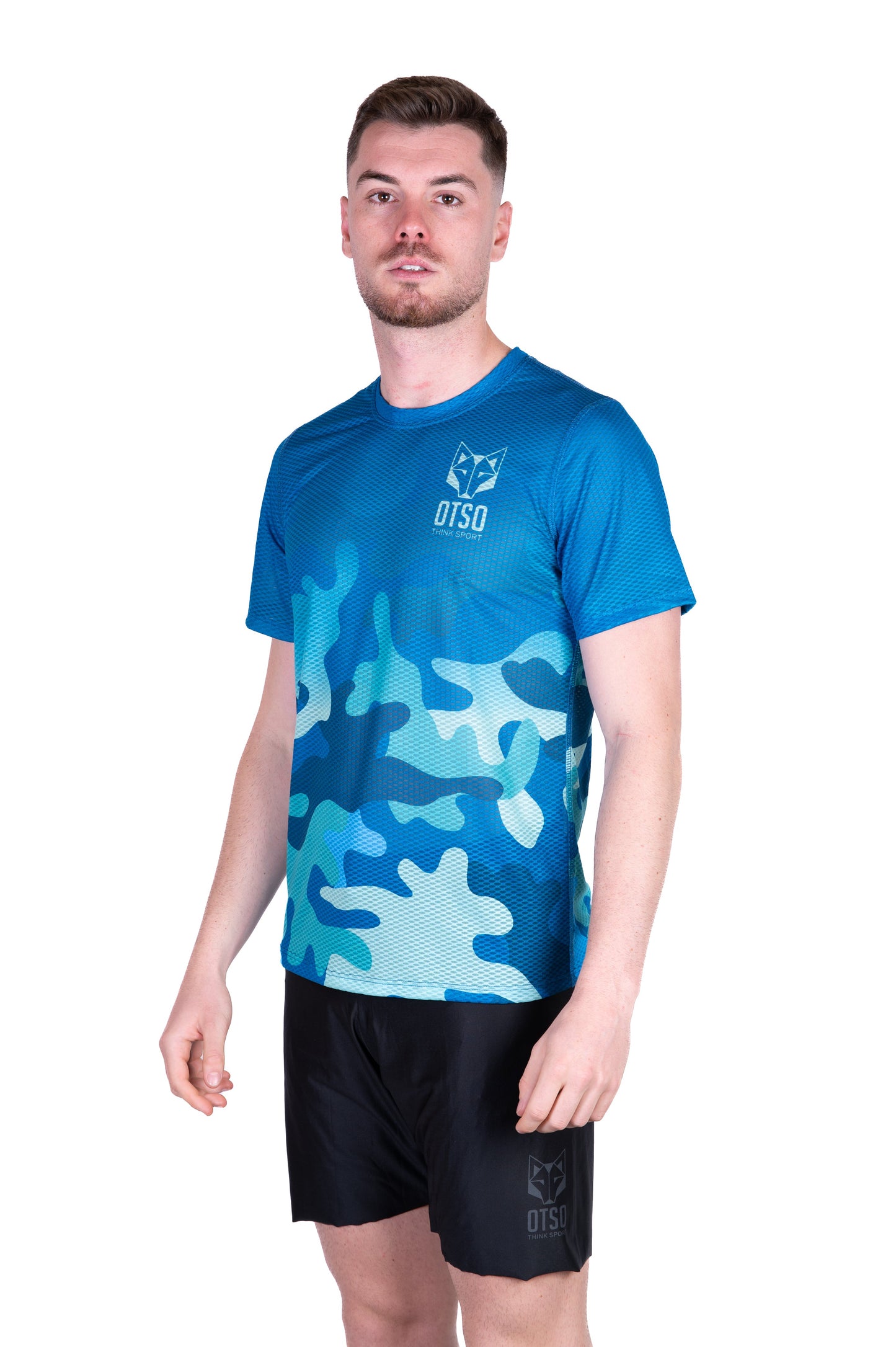 T-Shirt Homme manches courtes - Camo Blue