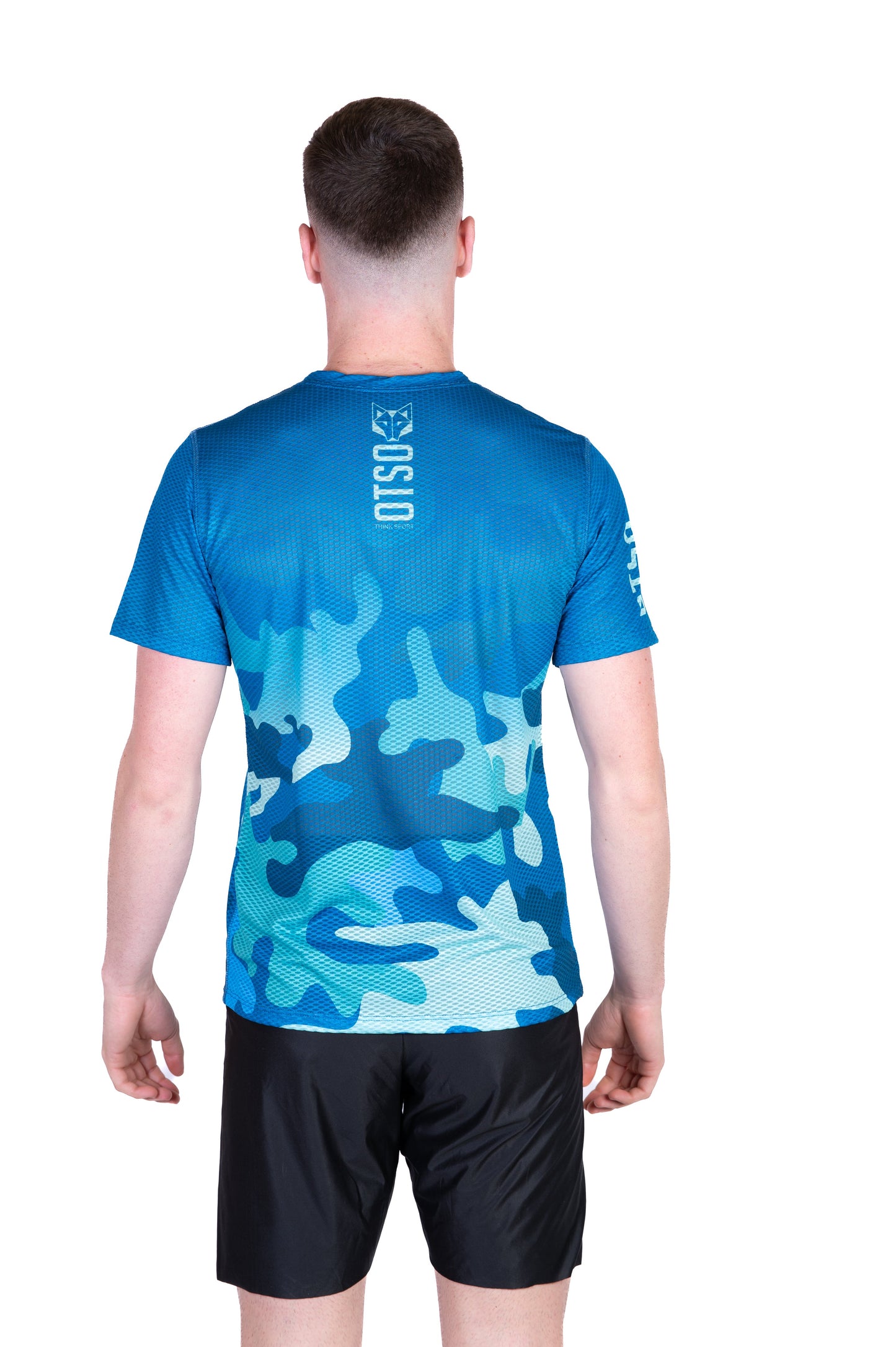 T-Shirt Homme manches courtes - Camo Blue