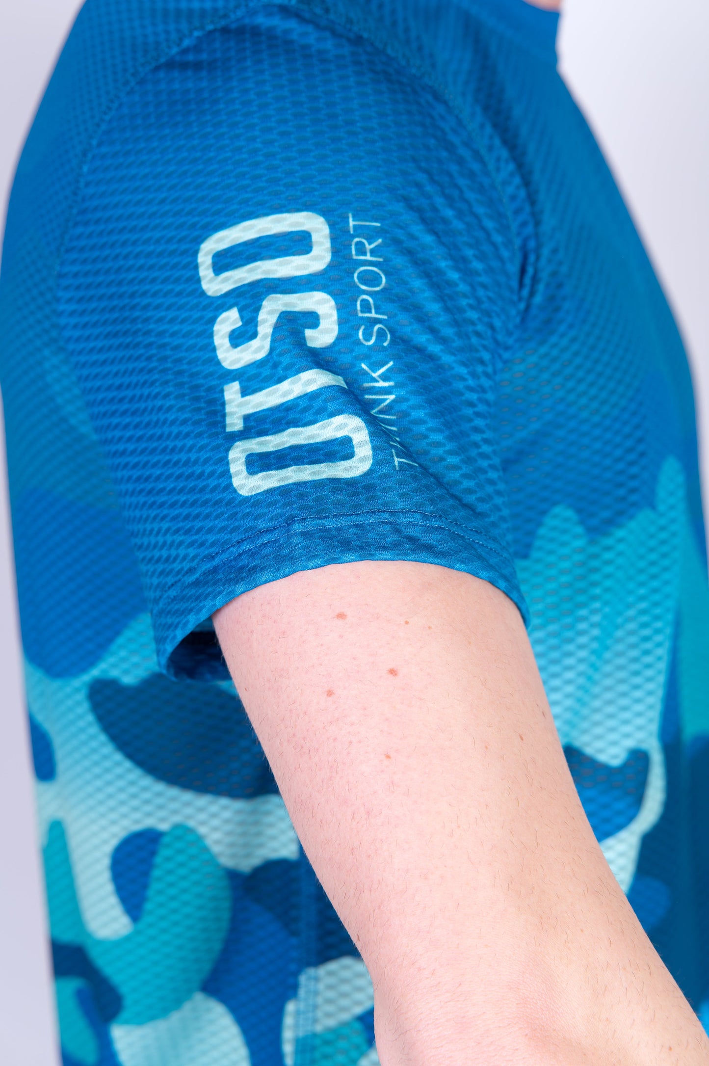 T-Shirt Homme manches courtes - Camo Blue