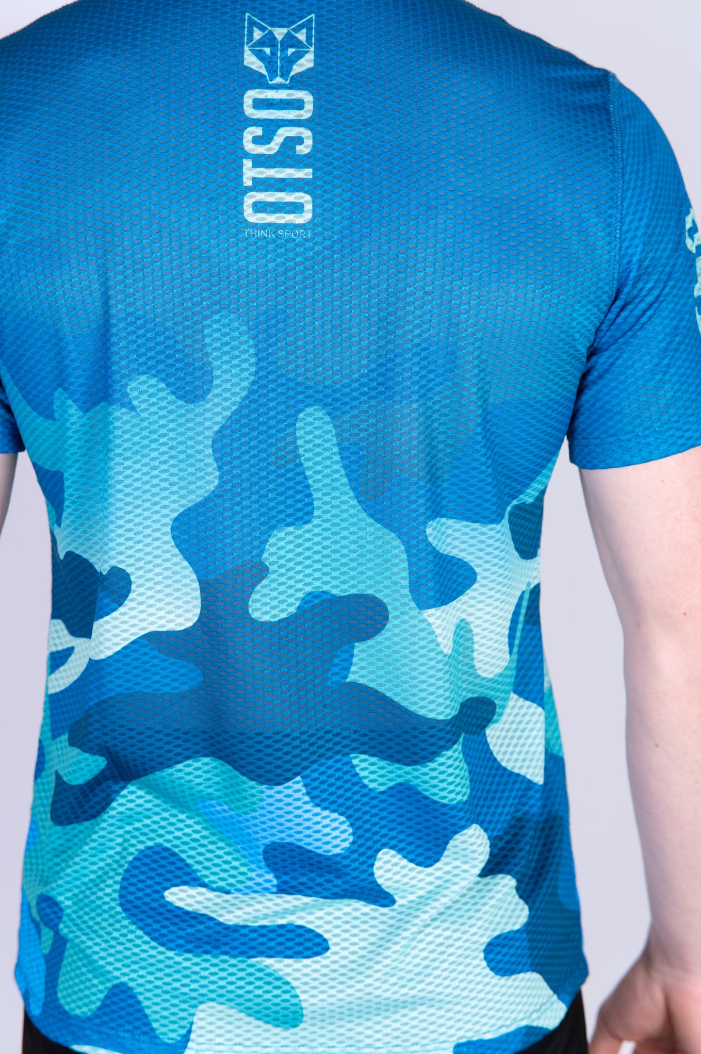 T-Shirt Homme manches courtes - Camo Blue