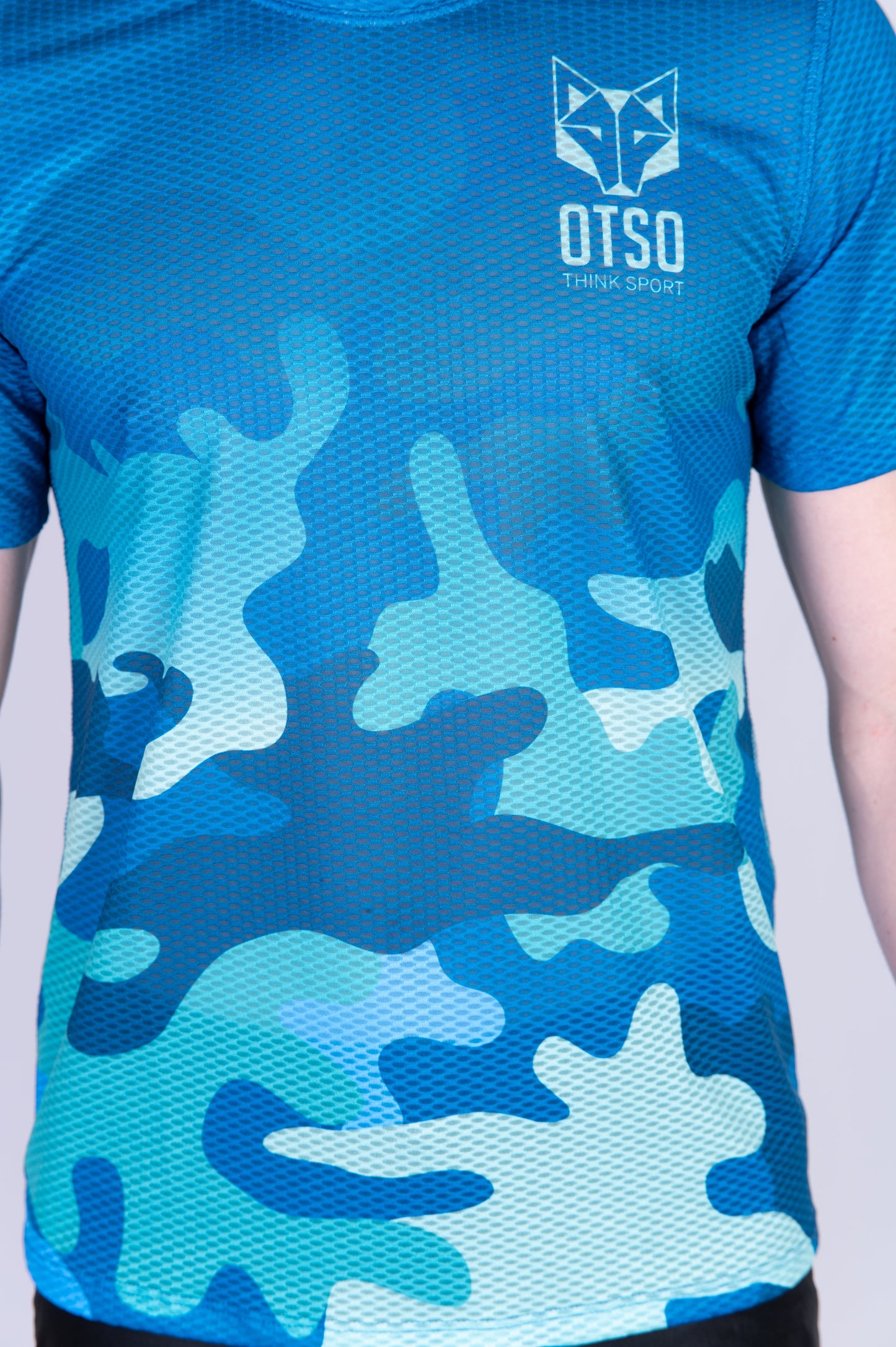 T-Shirt Homme manches courtes - Camo Blue