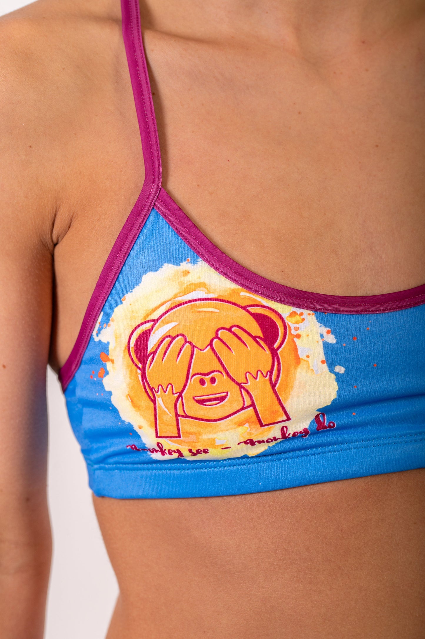 Bikini - Scimmia Emoji Guarda