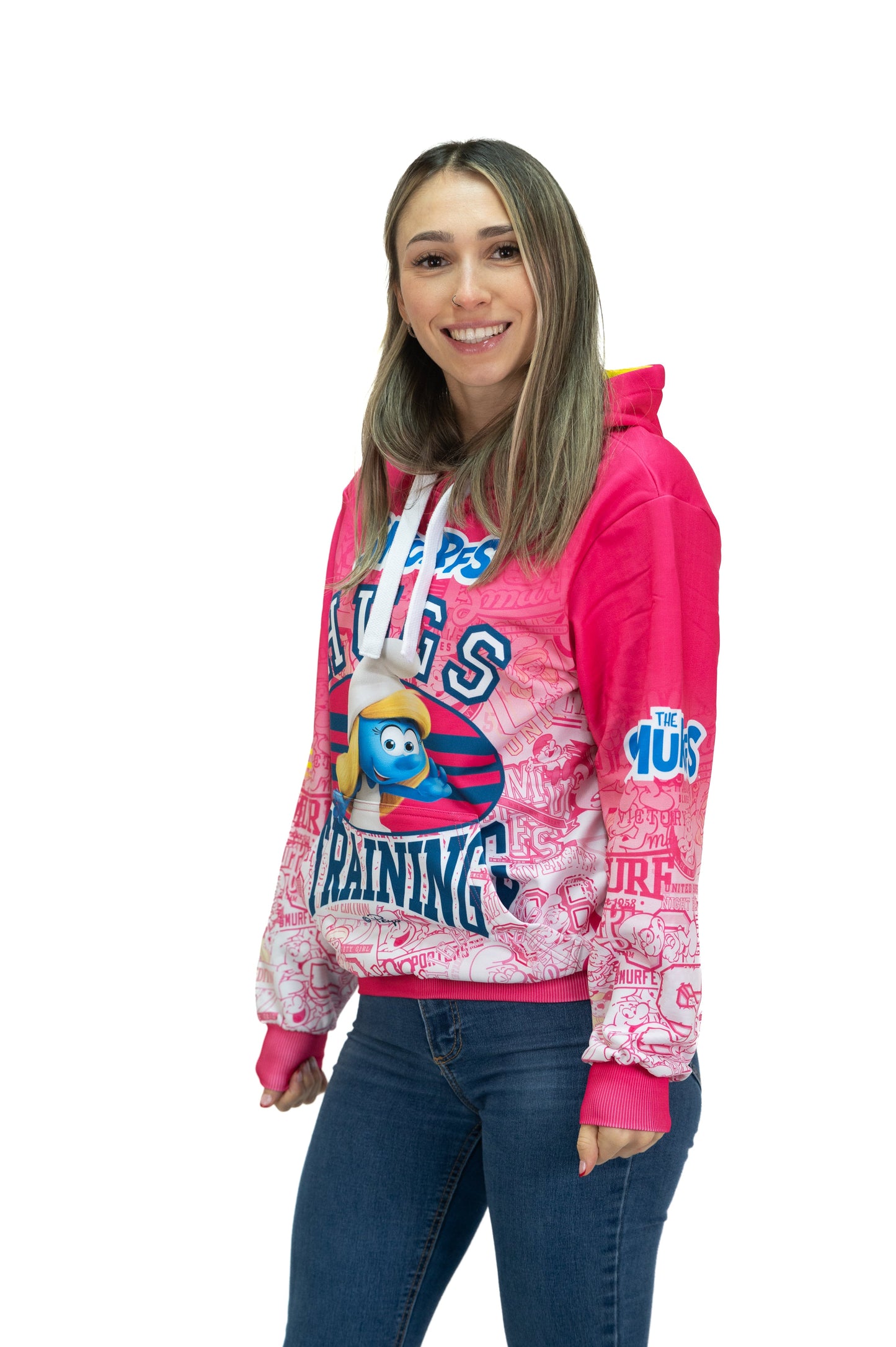 Hooded sweatshirt - Smurfs Embraces