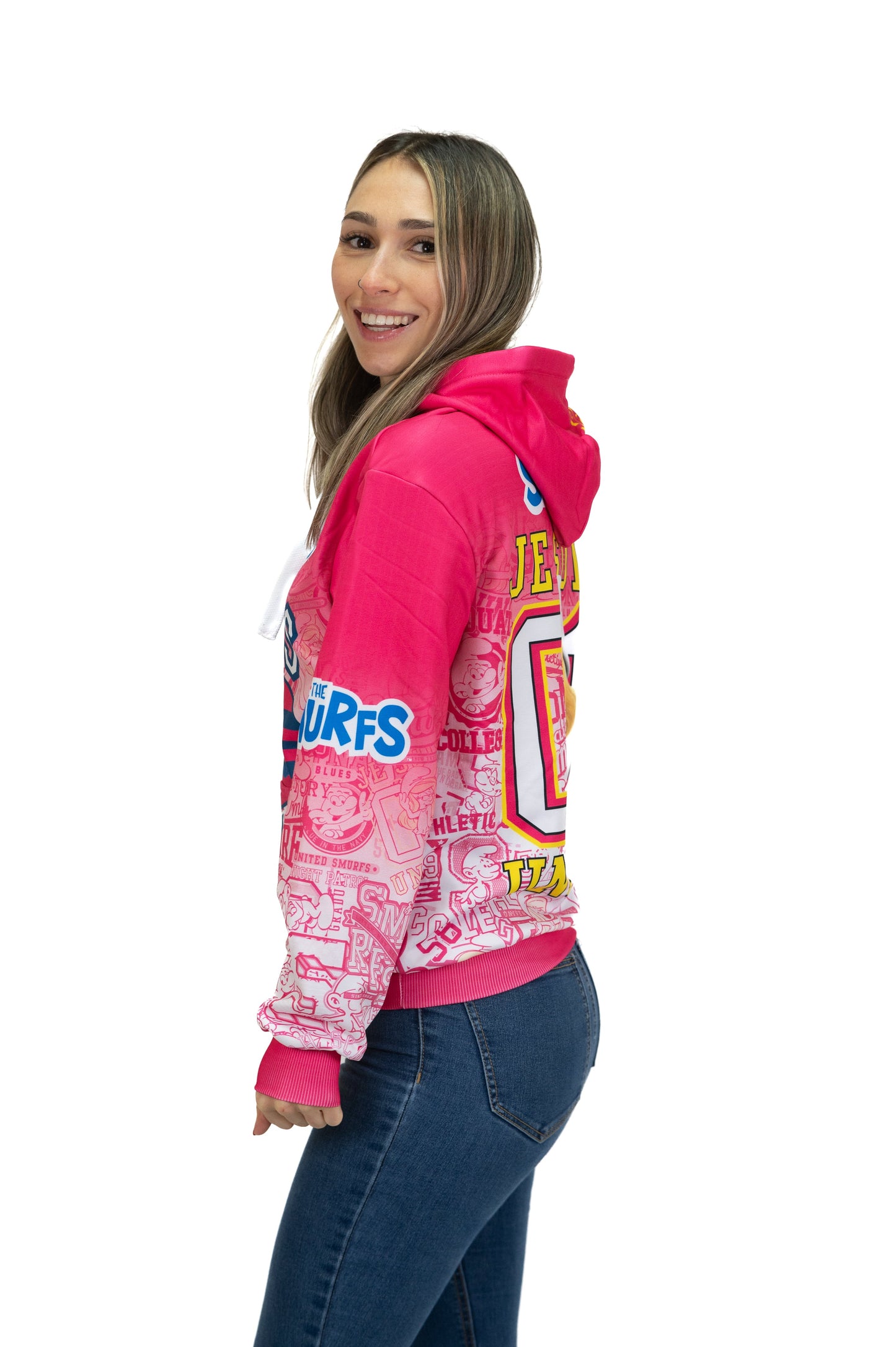 Hooded sweatshirt - Smurfs Embraces