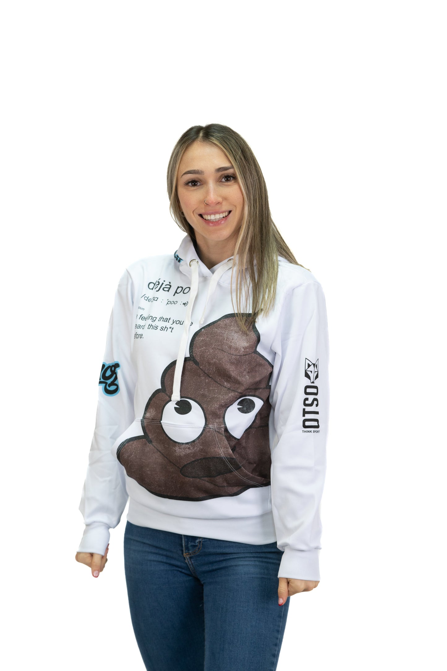 Kapuzensweatshirt - Emoji Déjà Poo