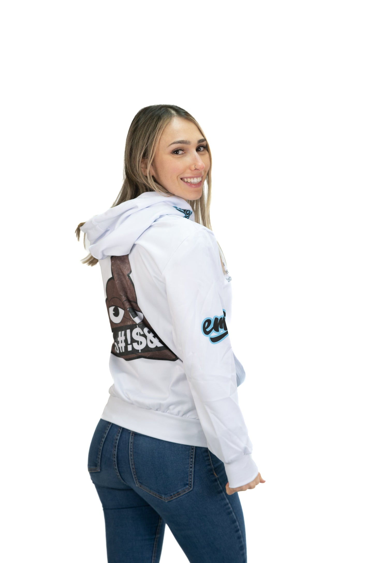 Kapuzensweatshirt - Emoji Déjà Poo