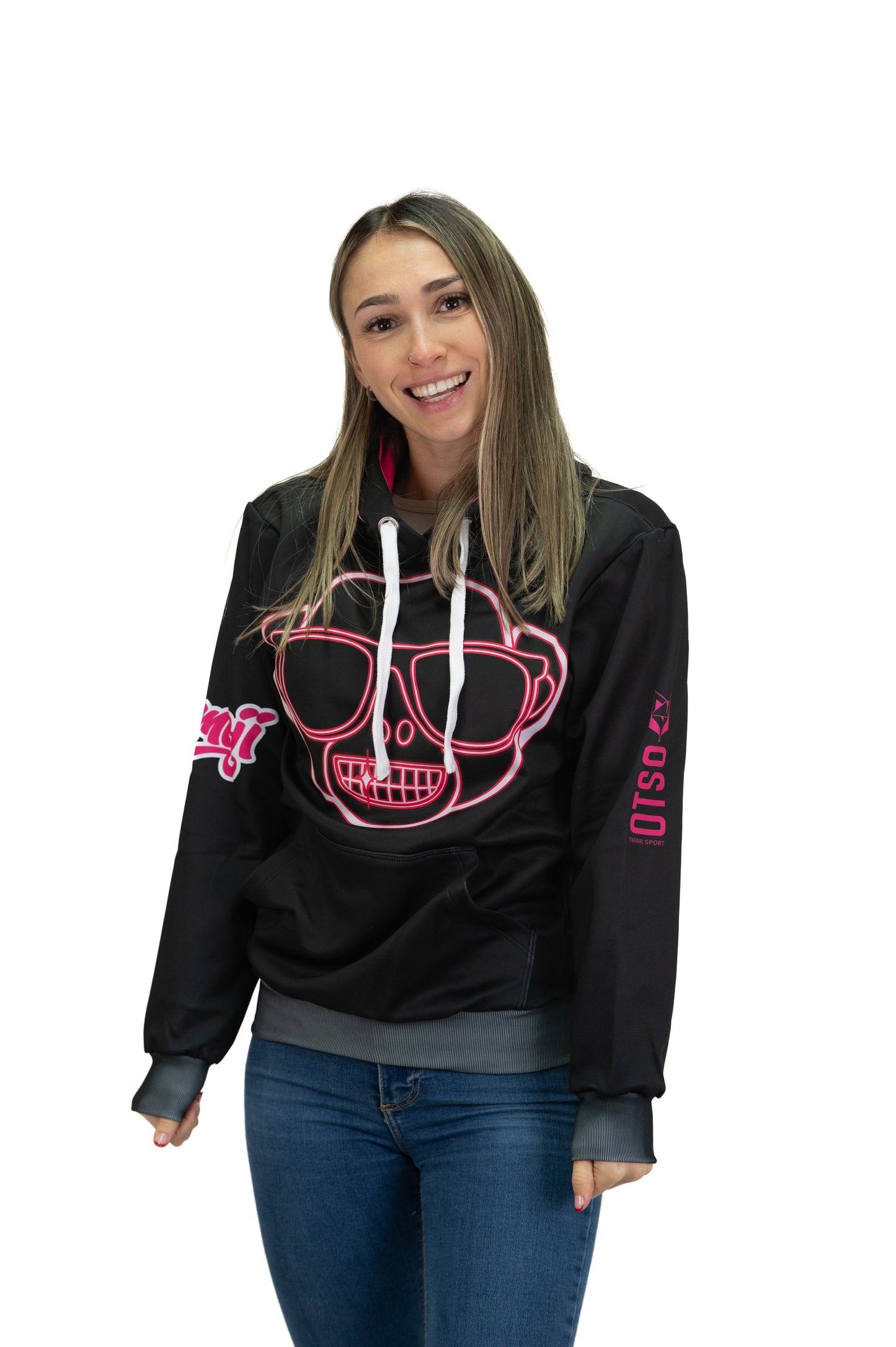 Sweat à capuche - Emoji Monkey Neon
