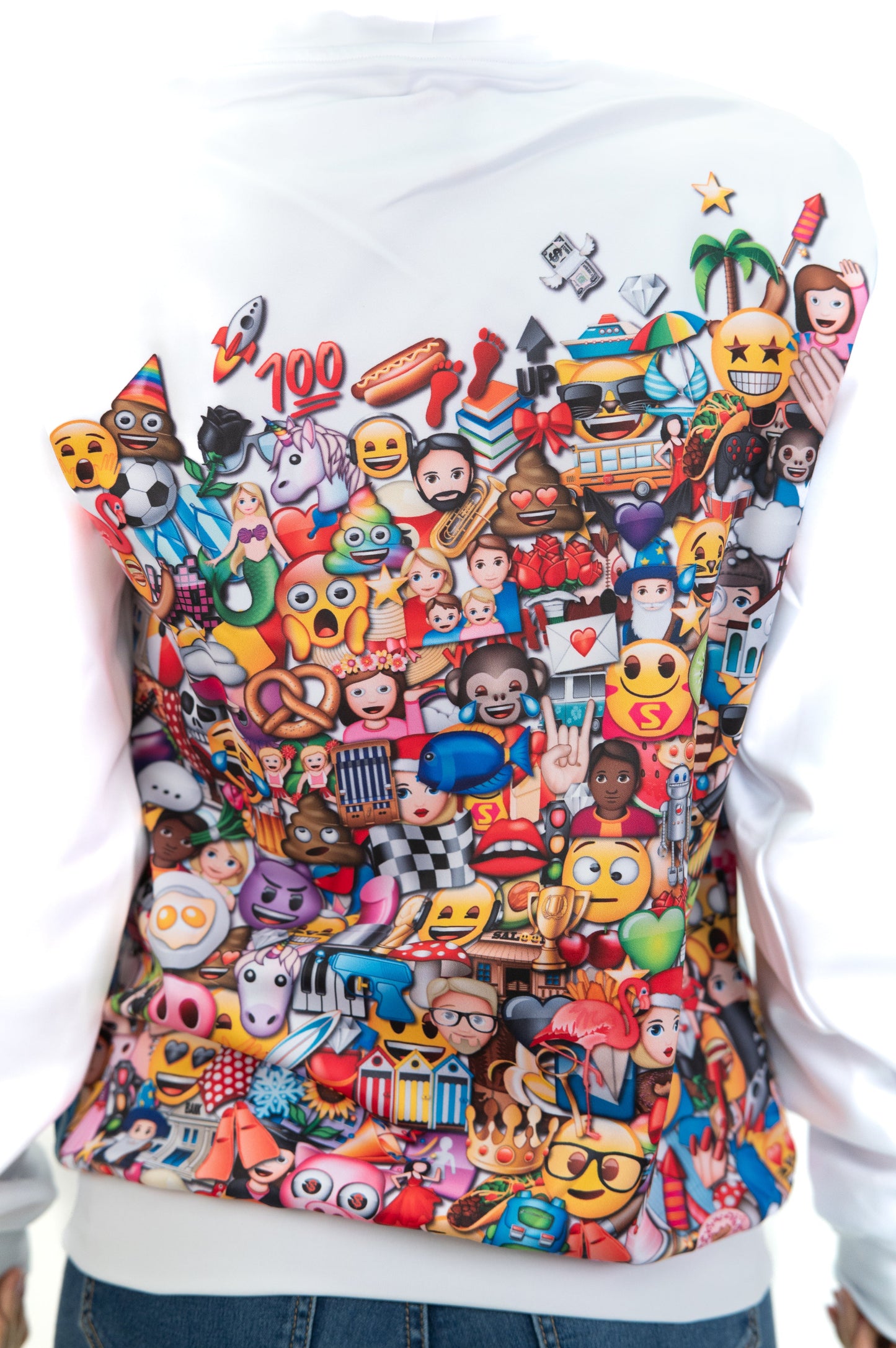 Sweat à capuche - Emoji Big Wave