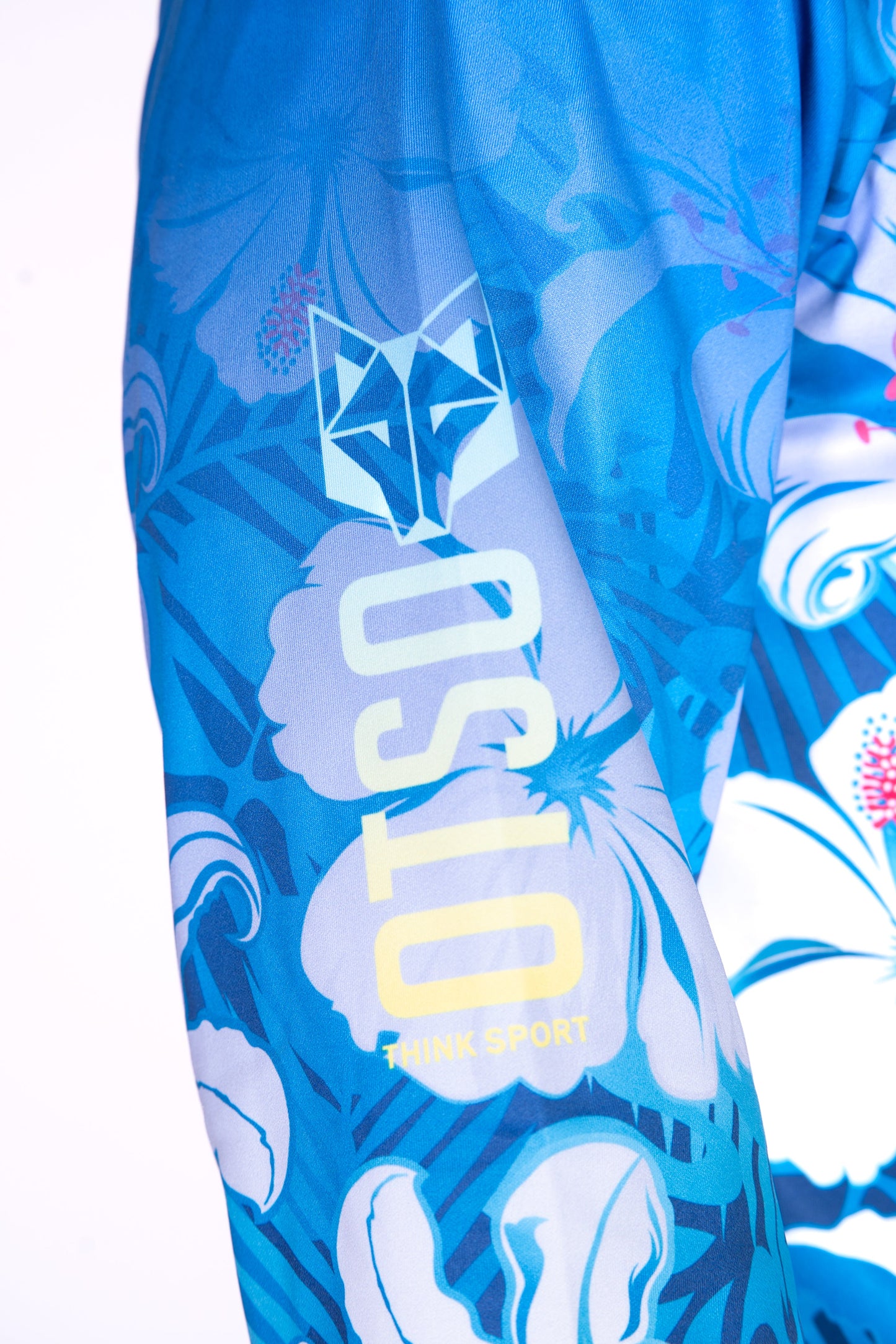 Hooded sweatshirt - Swim Bike Run Flower