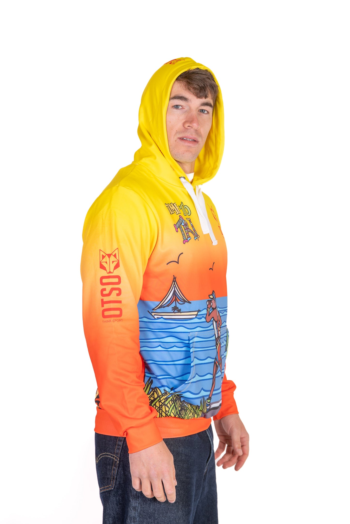 Sweat à capuche - Time to tri Man Run