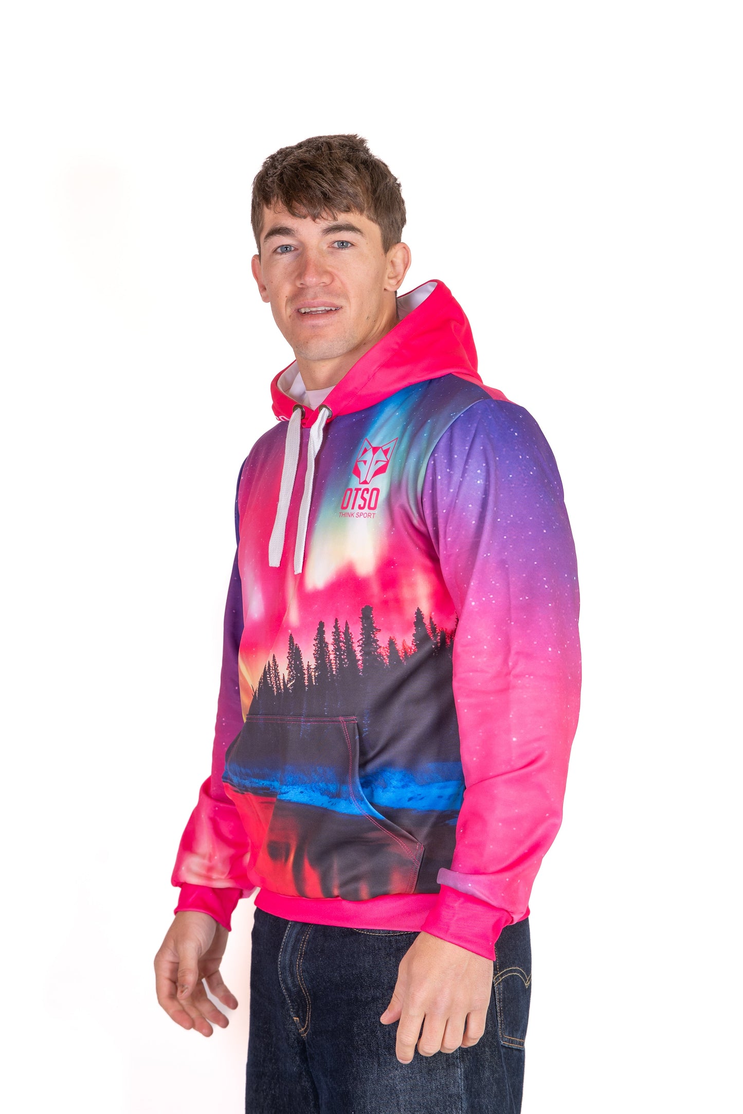 Hooded sweatshirt - Northern lights