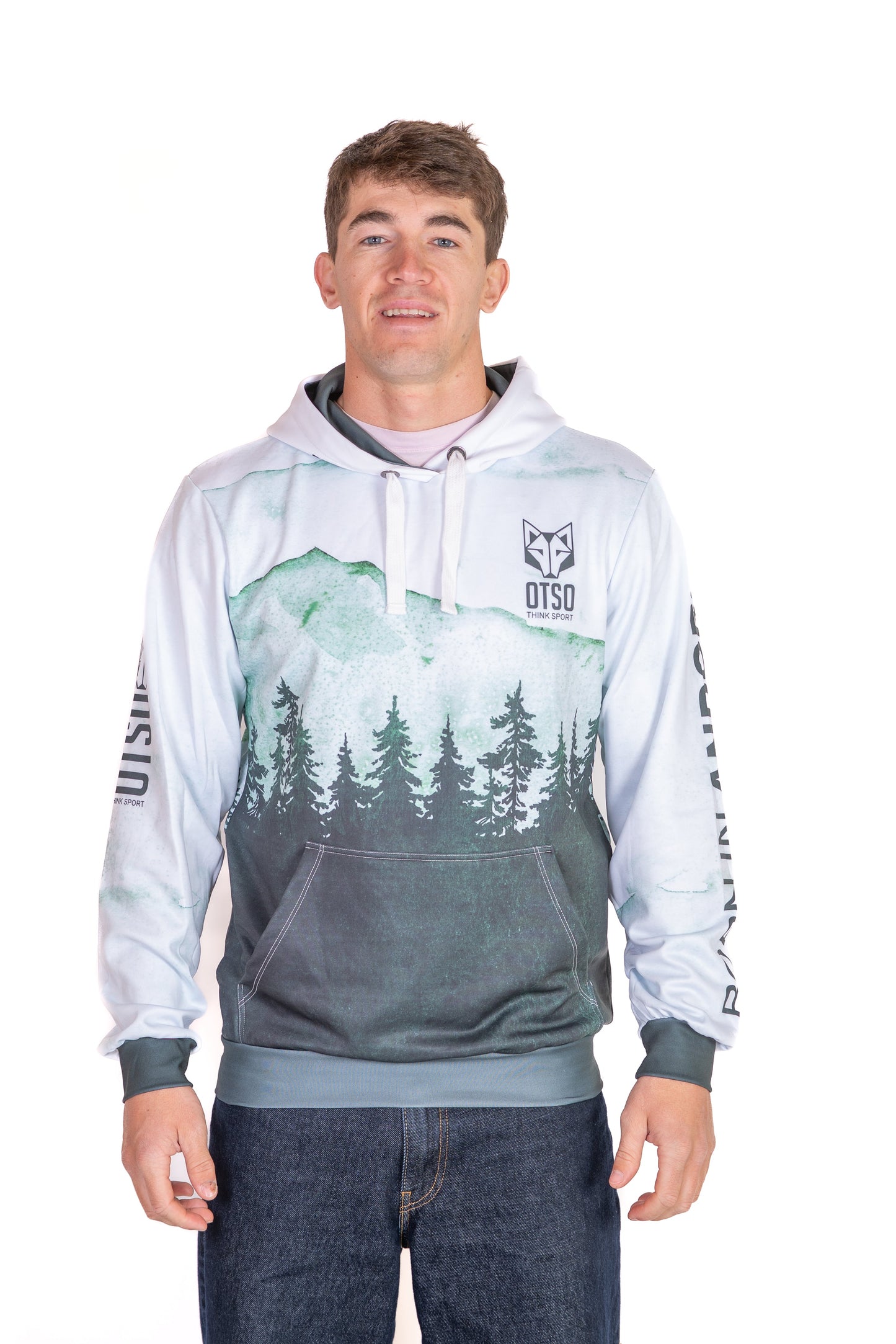 Kapuzensweatshirt - Grüner Wald