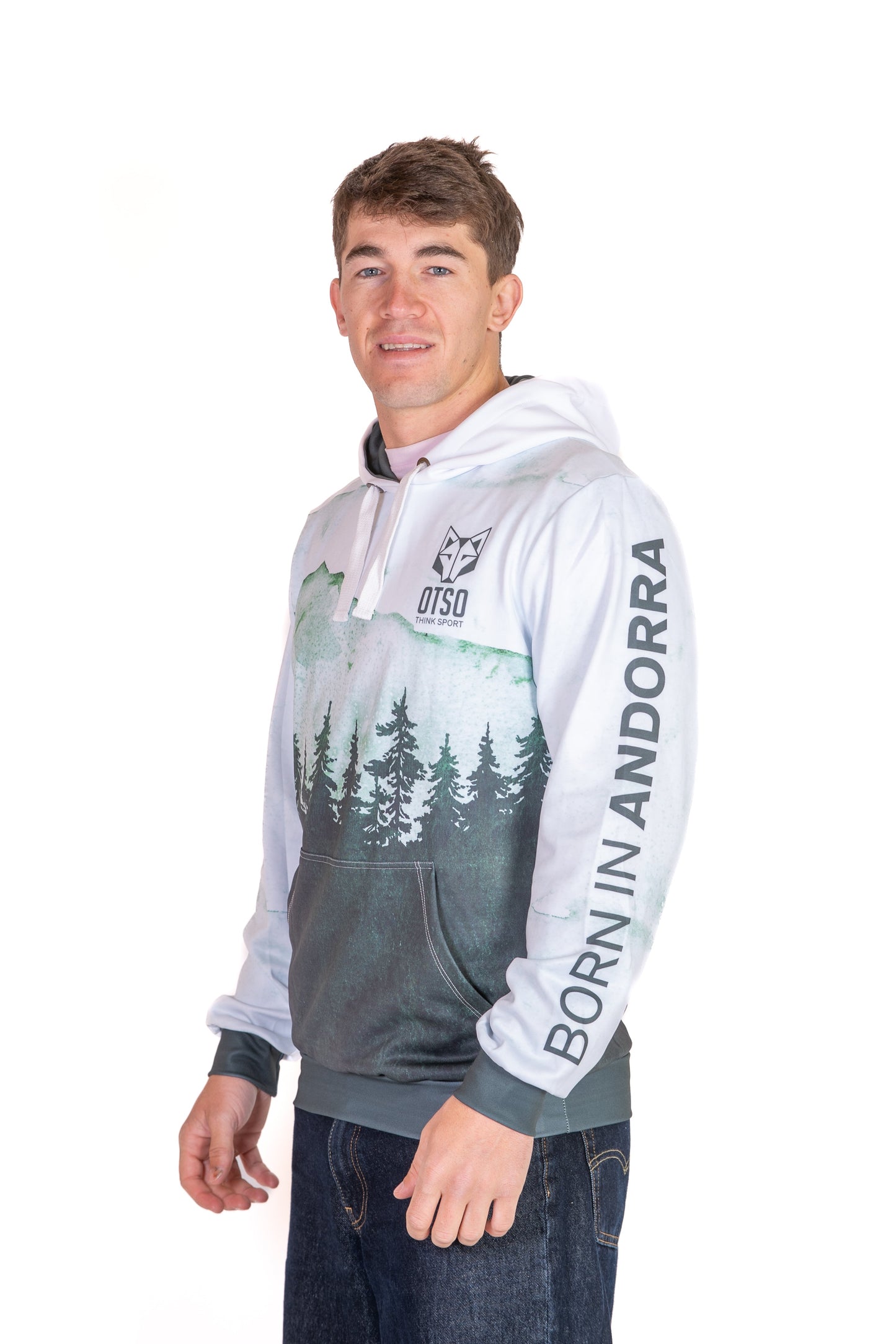Kapuzensweatshirt - Grüner Wald